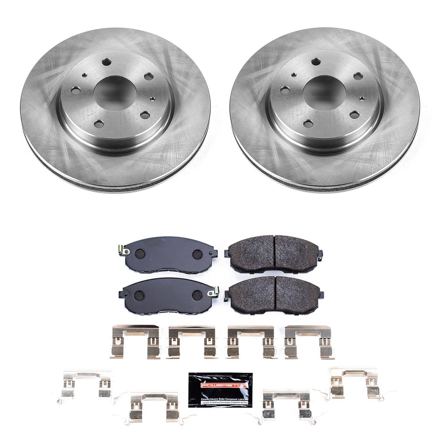 Power Stop - TDBK5887 - Front - Disc Brake Pad and Rotor Kit