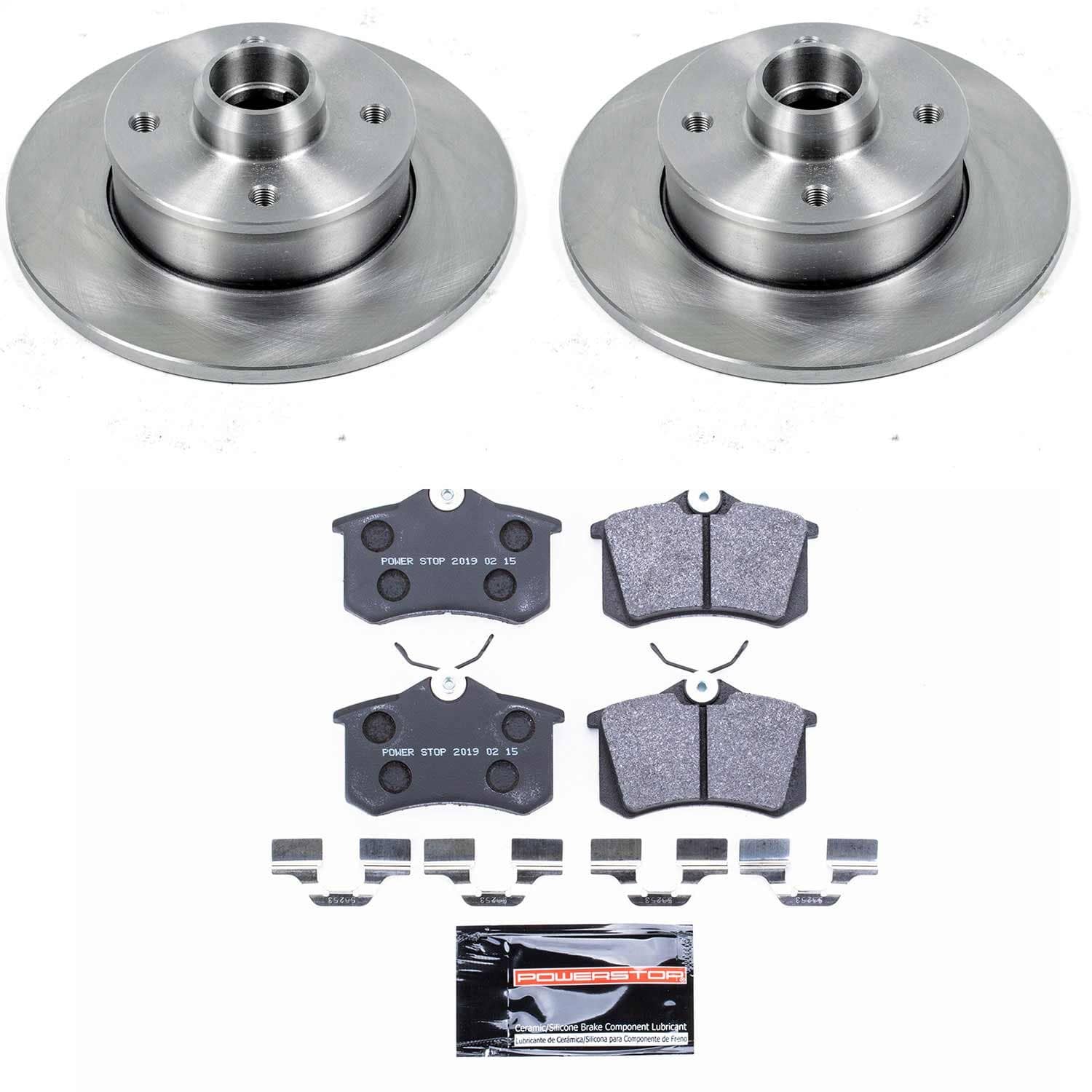 Power Stop - TDSK369 - Rear - Disc Brake Pad and Rotor Kit