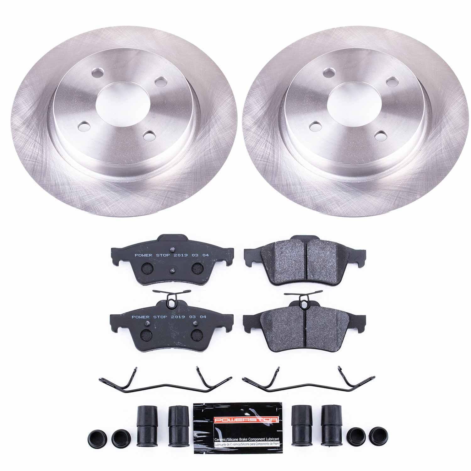 Power Stop - TDSK7898 - Rear - Disc Brake Pad and Rotor Kit