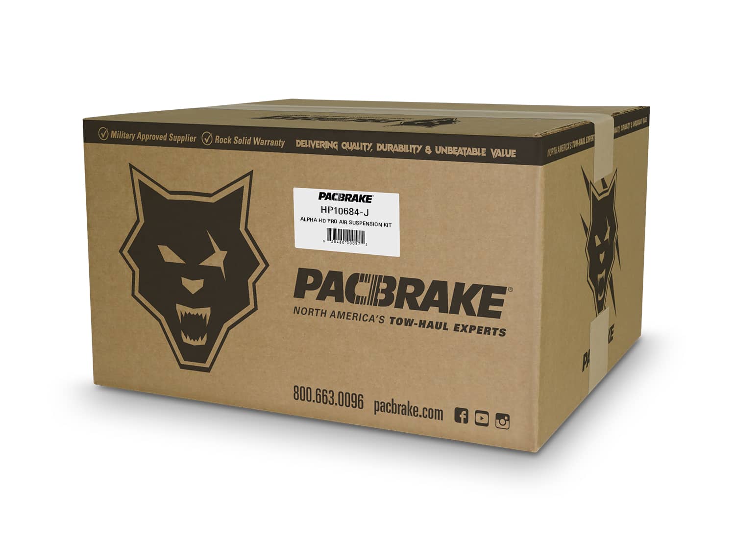 Pacbrake - HP10684-J - Rear - Suspension Air Spring Kit
