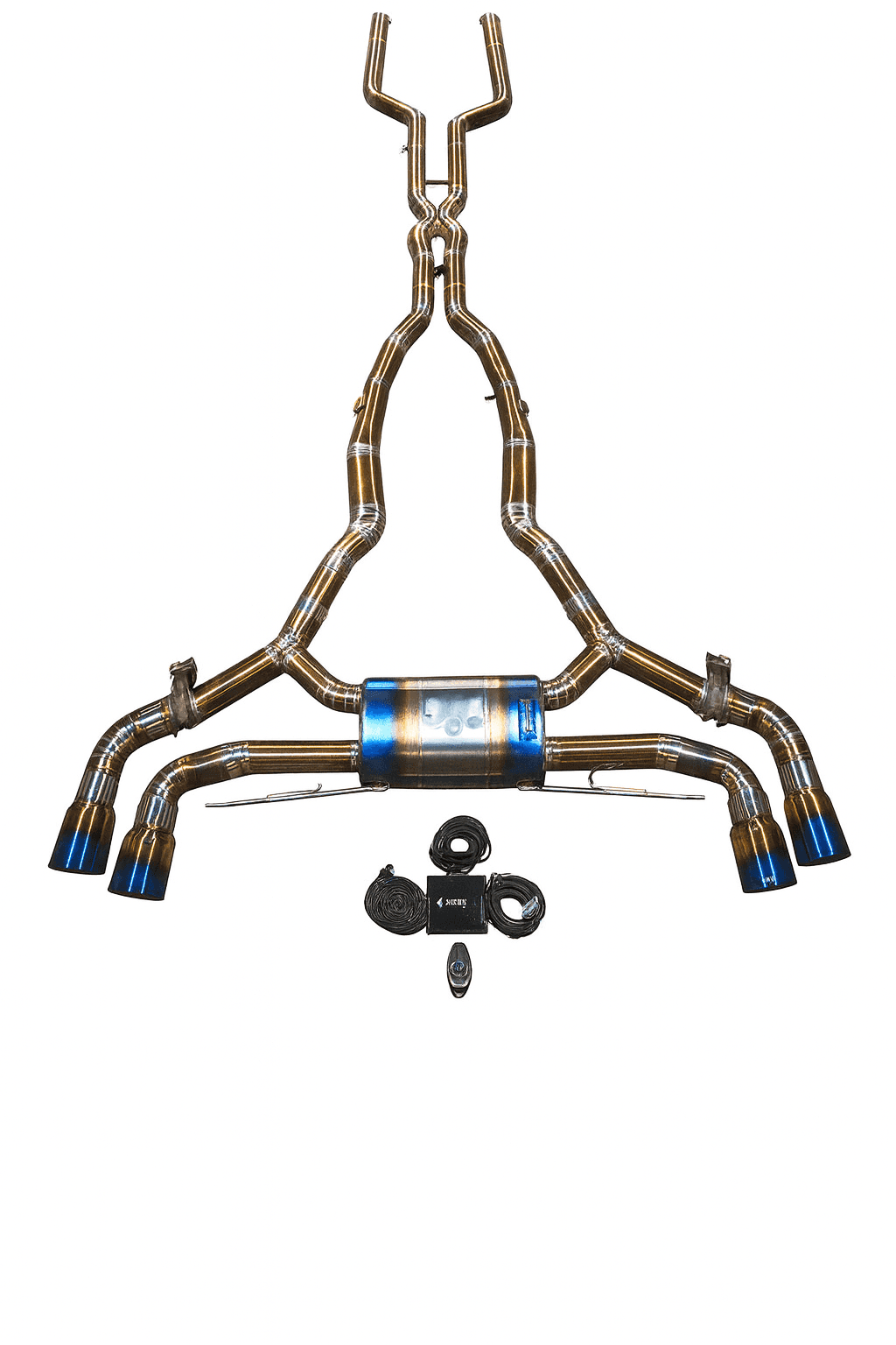 Valvetronic Designs - BMW.F95.X5M.VSES.TI.FC - Exhaust System Kit