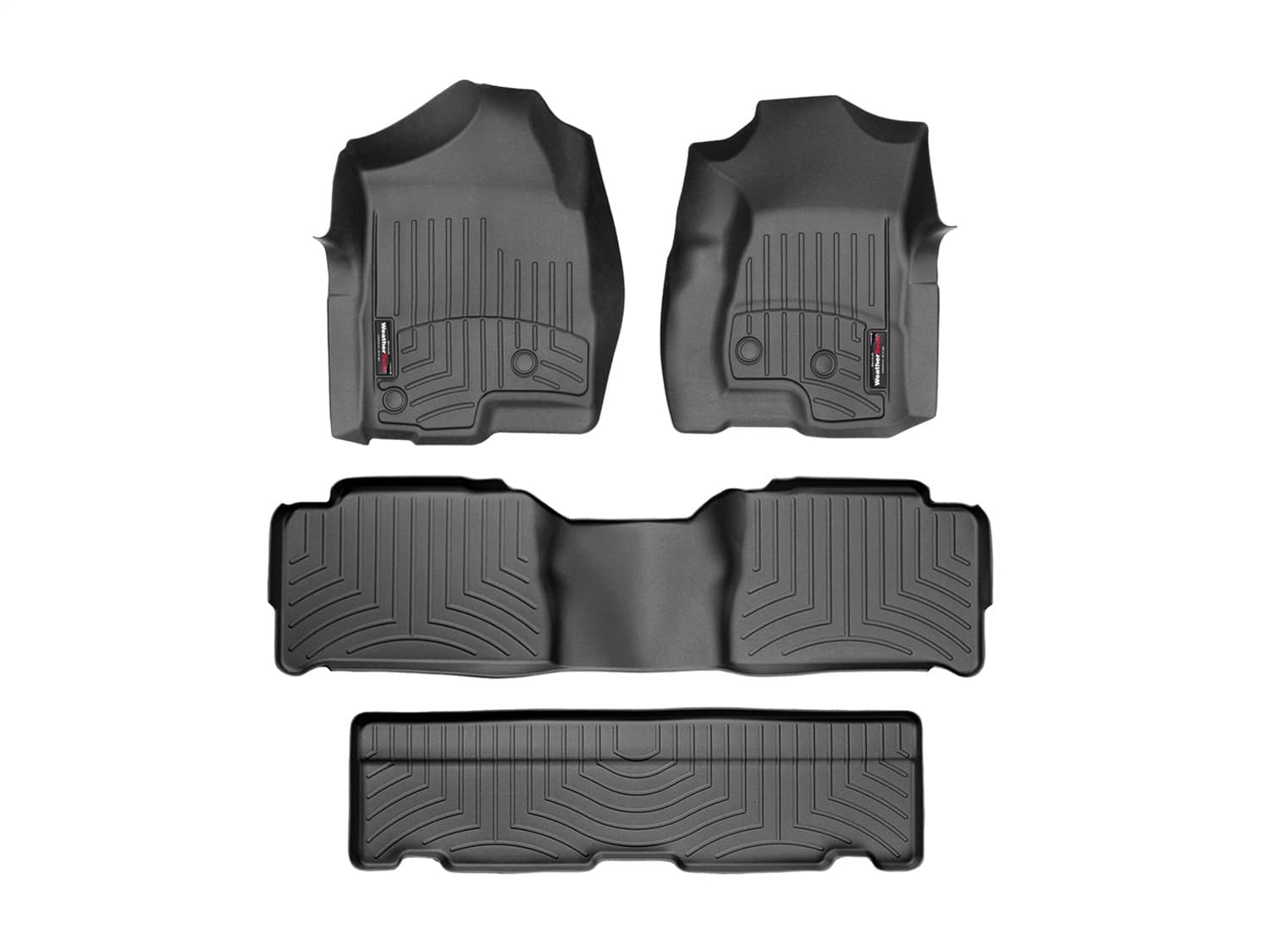 Weathertech - 44003-1-2-3 - Front Rear and Third Row - Floor Mat Set