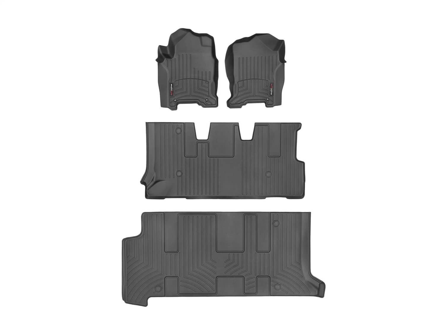 Weathertech - 4411171V-441117-2-3 - Front Rear and Third Row - Floor Mat Set