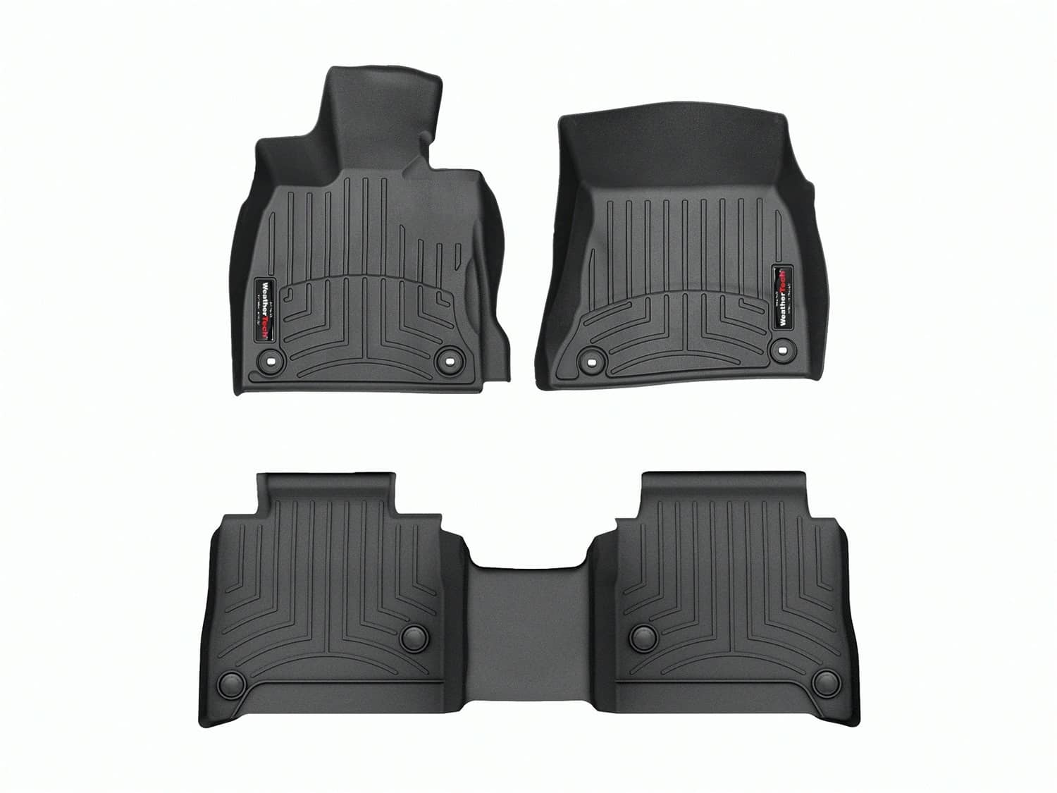 Weathertech - 4415041-4414552 - Front and Rear - Floor Mat Set