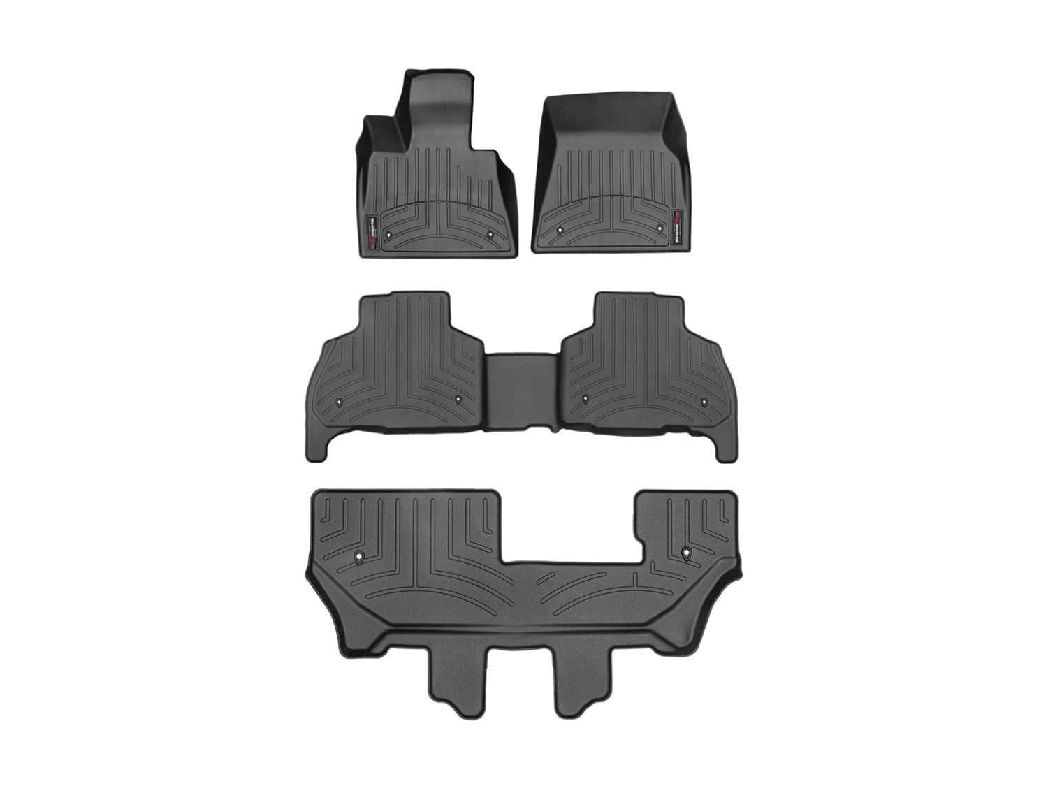 Weathertech - 441507-1-7-8 - Front Rear and Third Row - Floor Mat Set