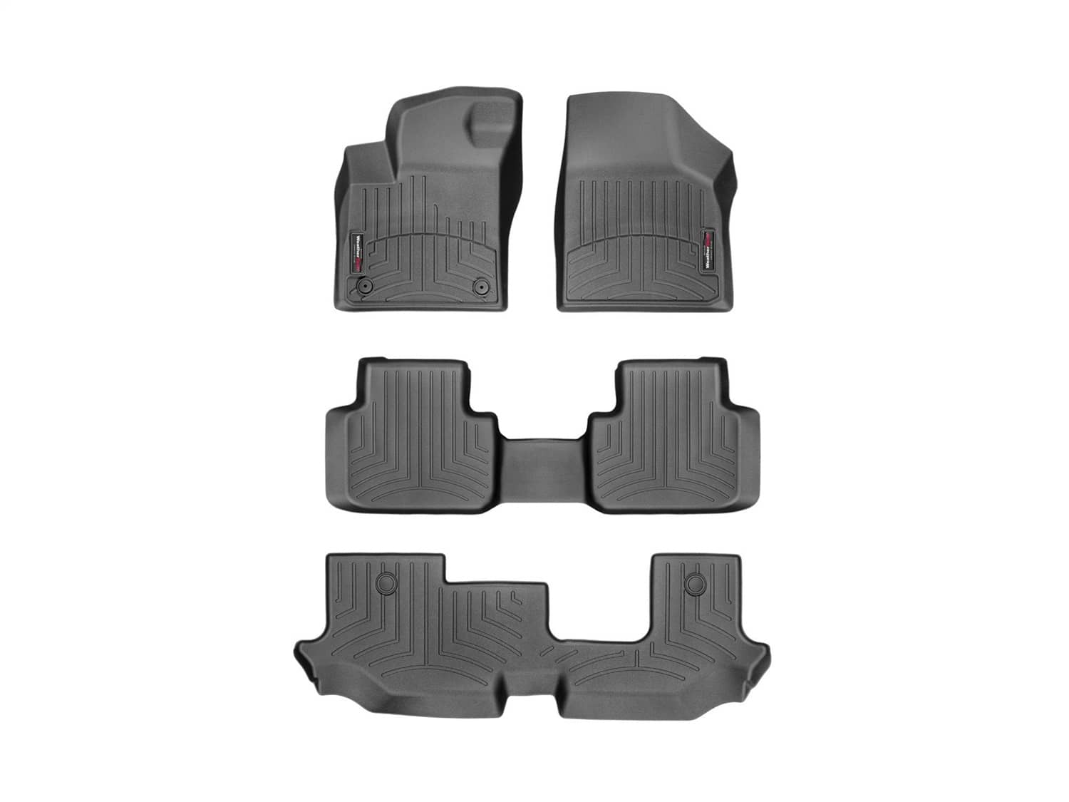 Weathertech - 4415501-441084-4-3 - Front Rear and Third Row - Floor Mat Set