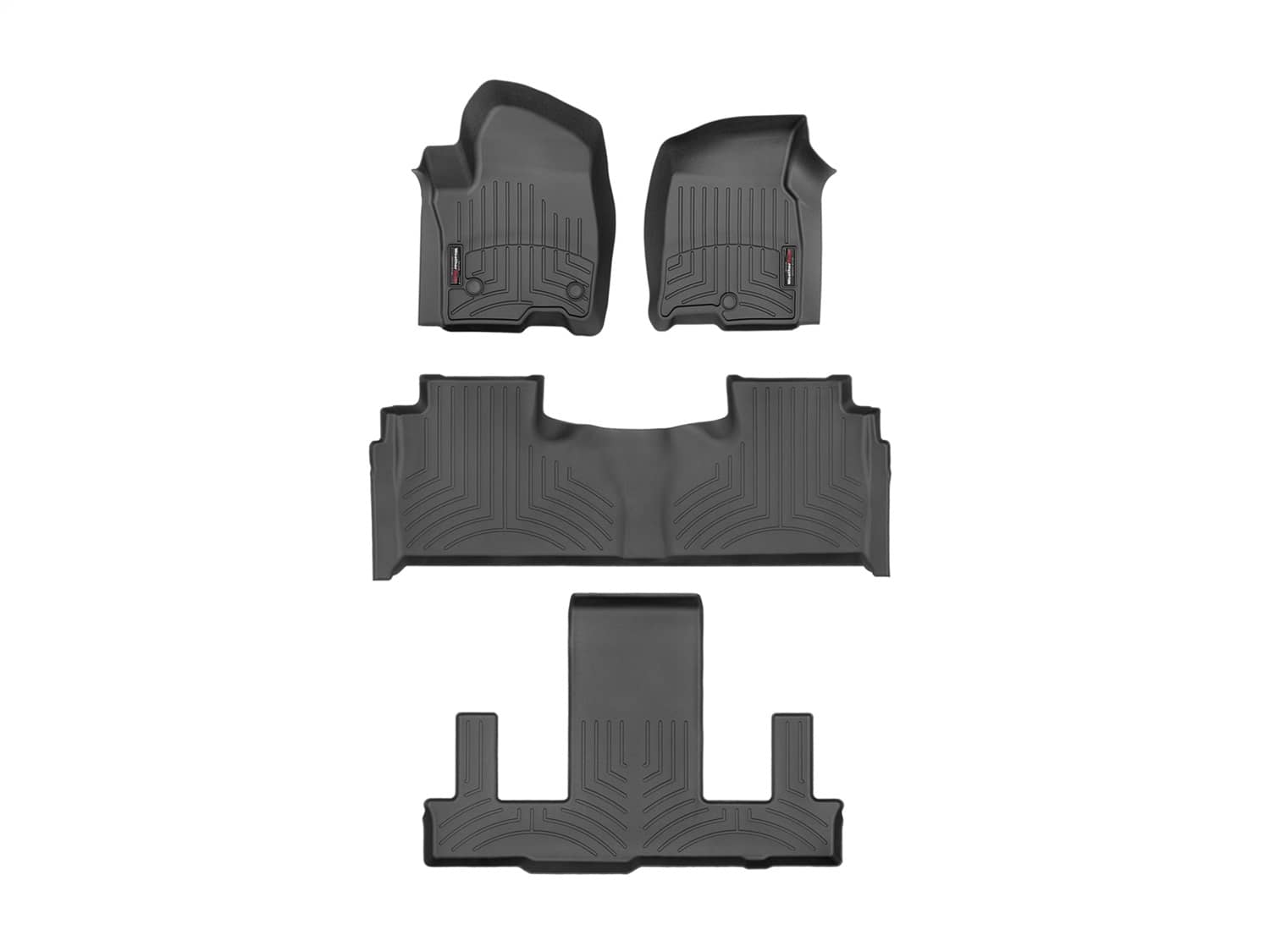 Weathertech - 441632-1-2-3 - Front Rear and Third Row - Floor Mat Set