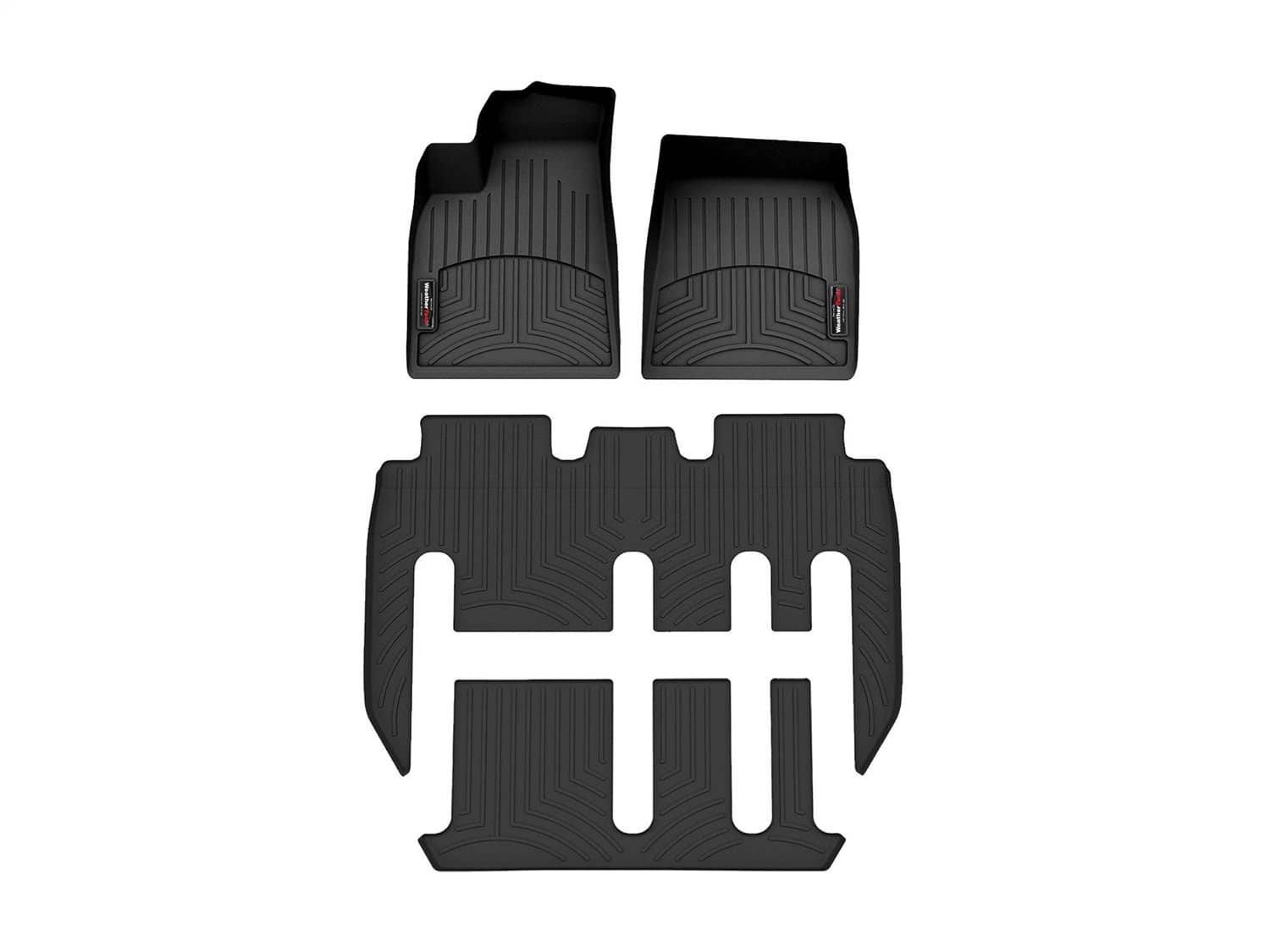 Weathertech - 441682-1-4-5 - Front Rear and Third Row - Floor Mat Set