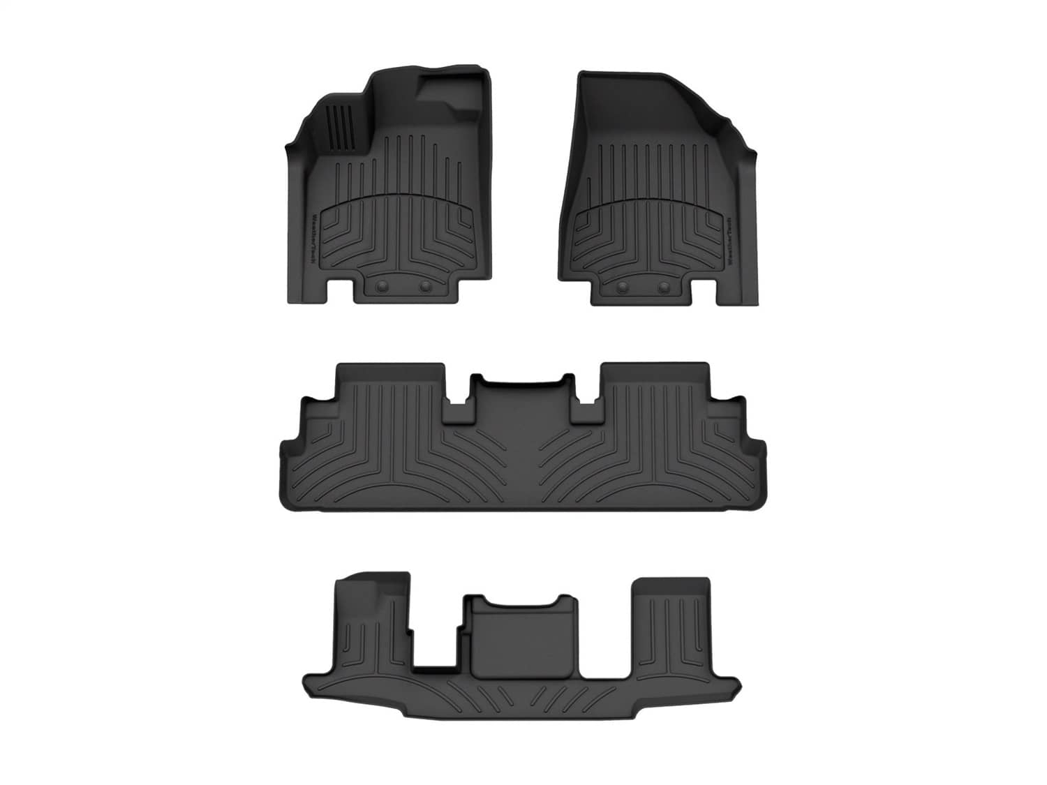 Weathertech - 441698-1-2-3IM - Front Rear and Third Row - Floor Mat Set