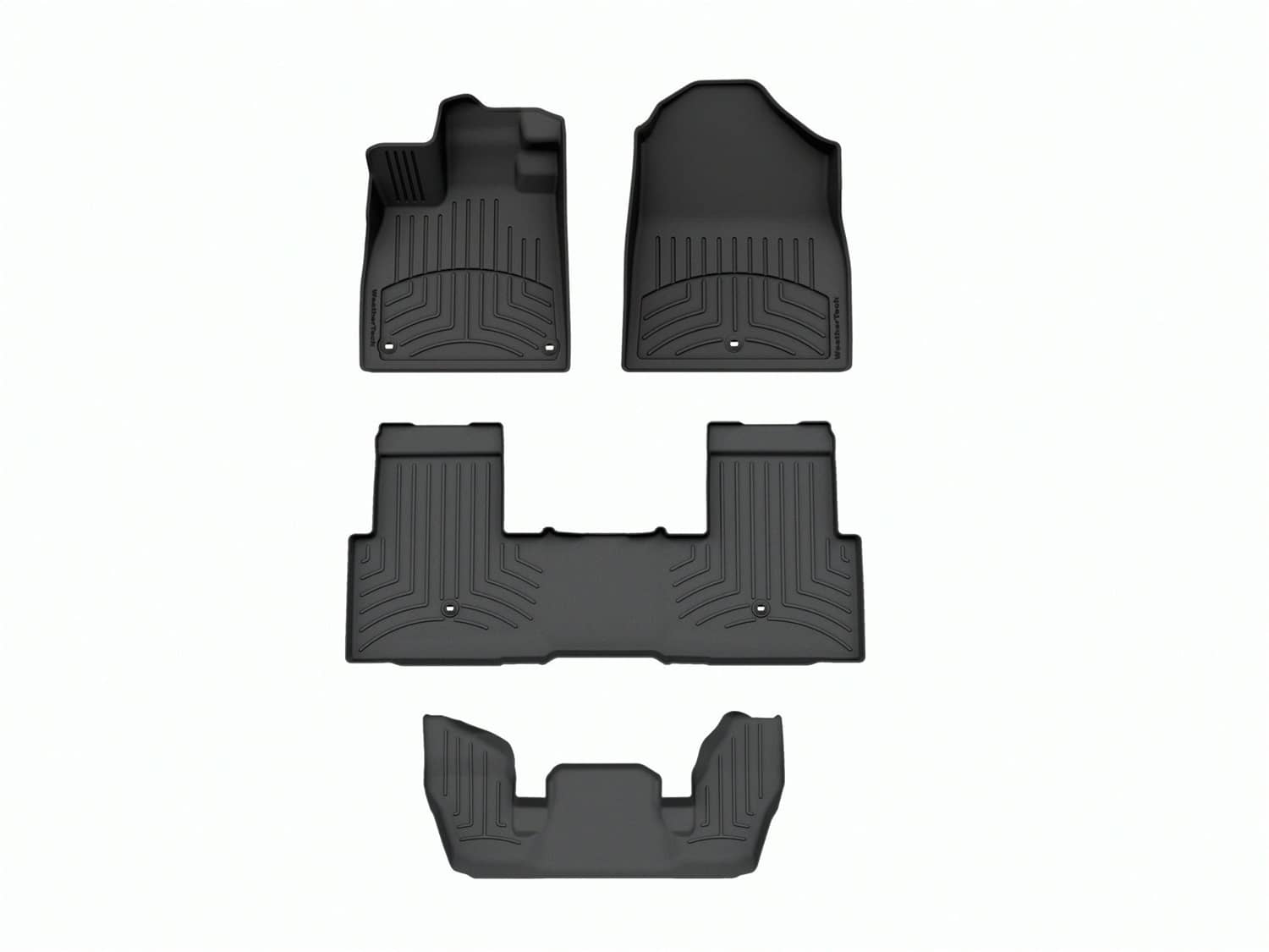 Weathertech - 441796-1-2-4416693IM - Front Rear and Third Row - Floor Mat Set