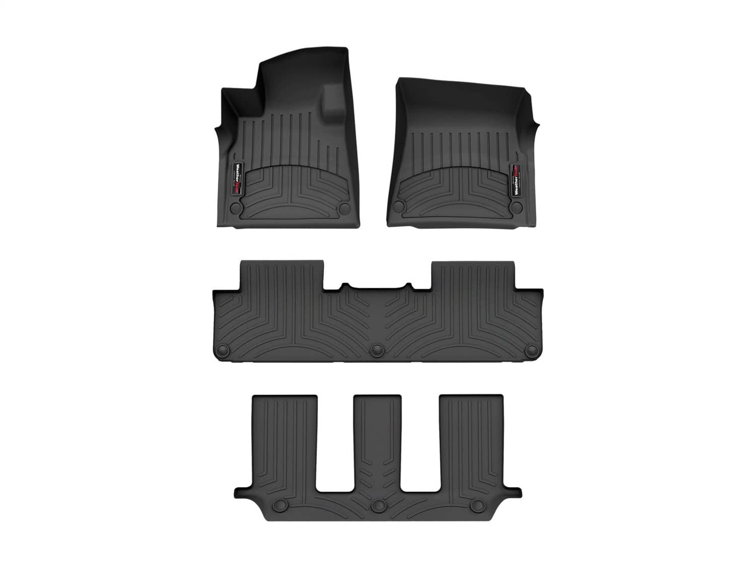 Weathertech - 4419581-441777-2-3 - Front Rear and Third Row - Floor Mat Set