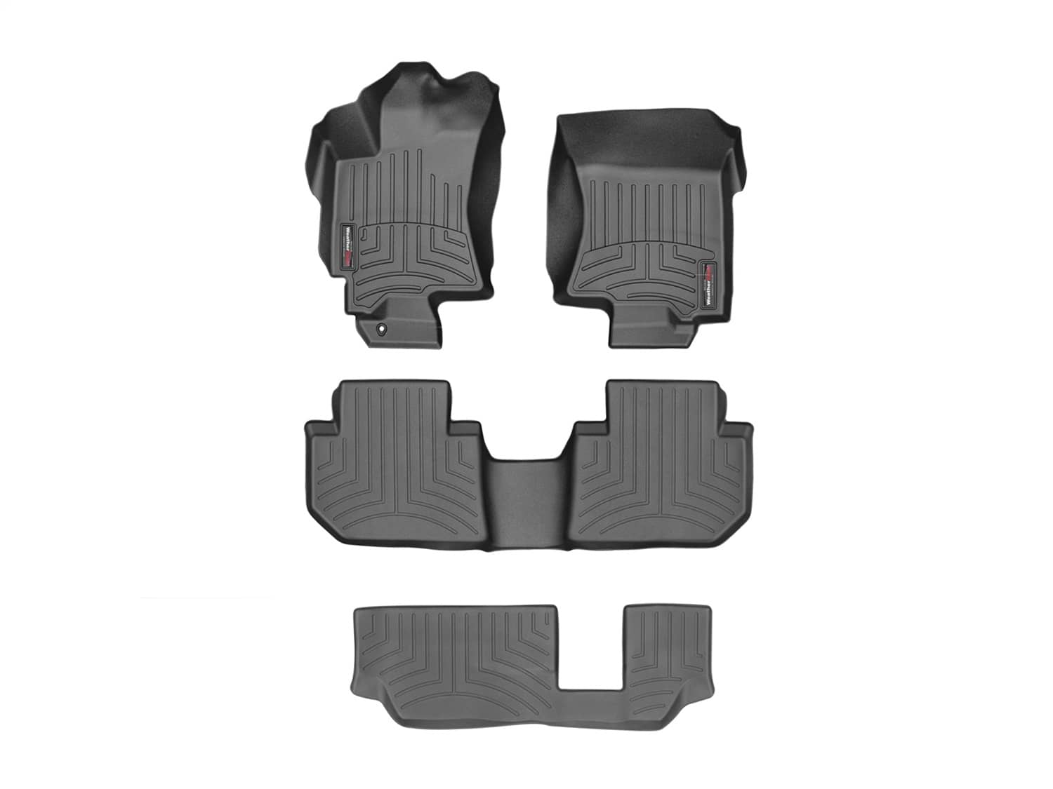 Weathertech - 44537-1-2-3 - Front Rear and Third Row - Floor Mat Set