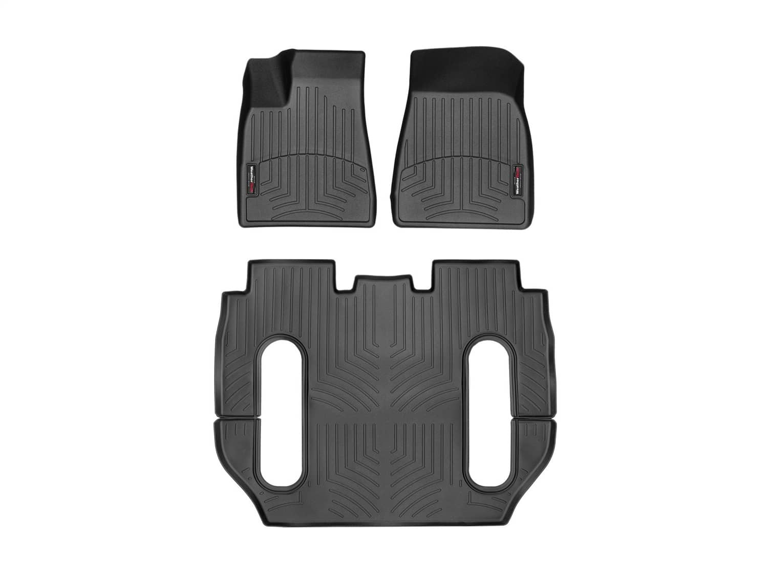 Weathertech - 44869-1-4 - Front Rear and Third Row - Floor Mat Set