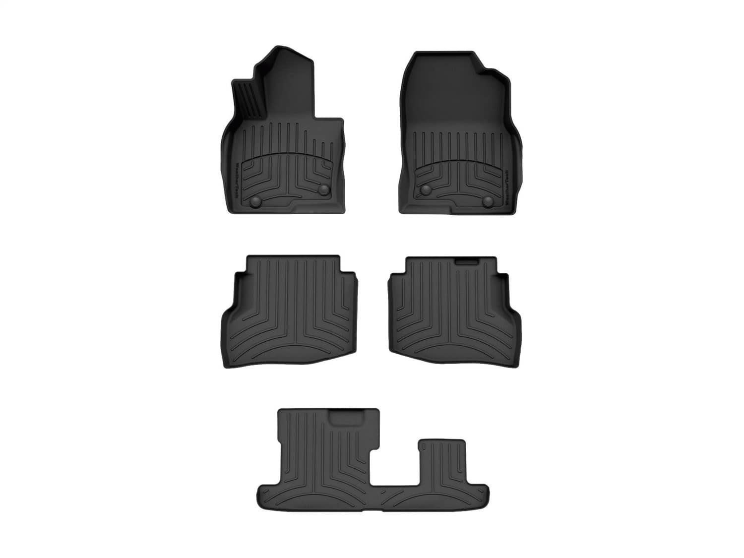 Weathertech - 44972-1-4-3IM - Front Rear and Third Row - Floor Mat Set