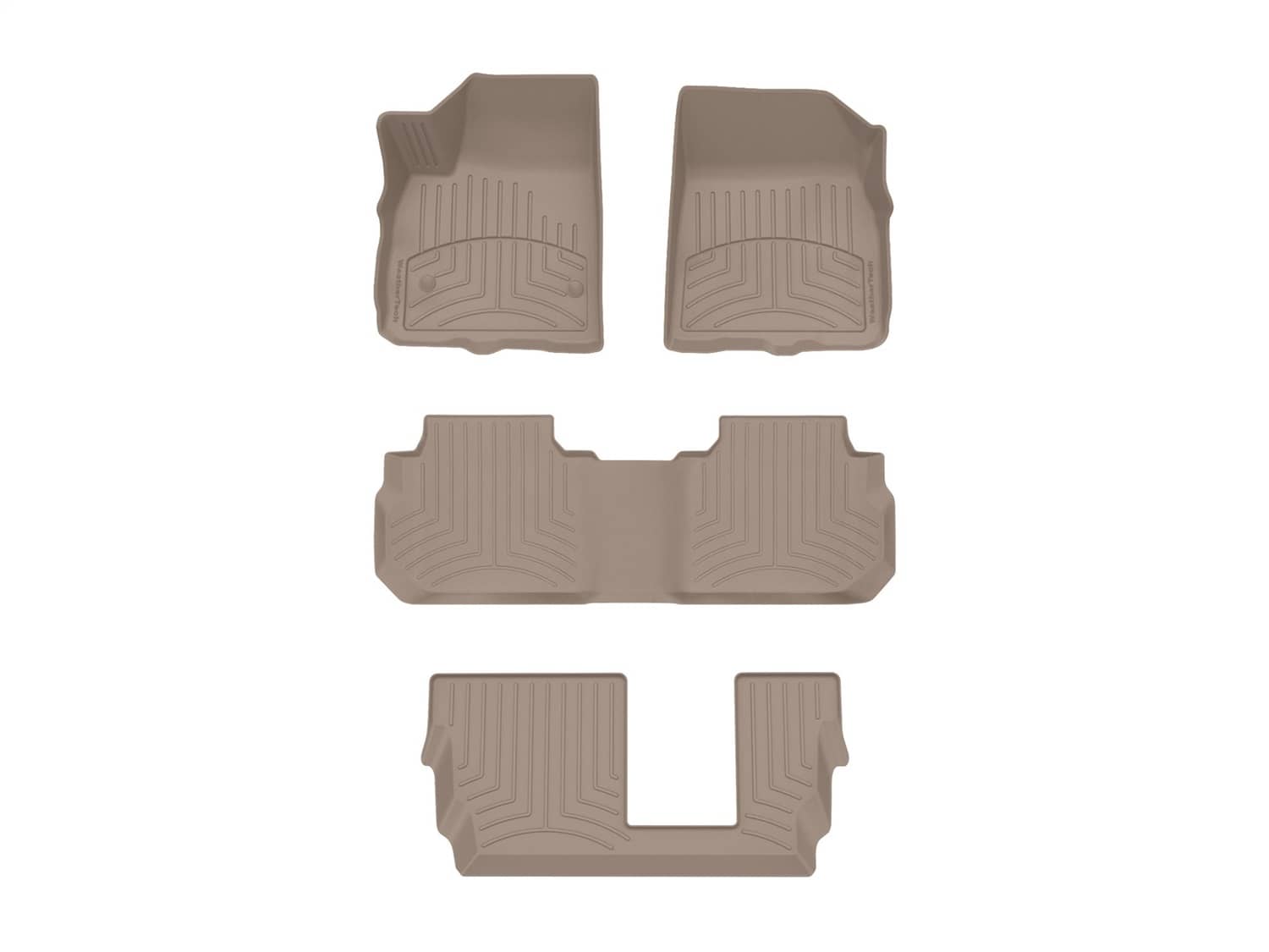 Weathertech - 4515741-451080-2-4IM - Front Rear and Third Row - Floor Mat Set