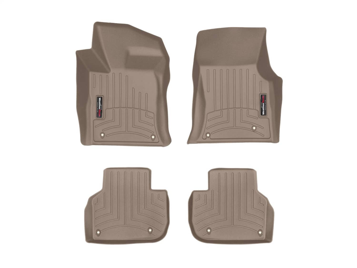 Weathertech - 458641-4510032 - Front and Rear - Floor Mat Set