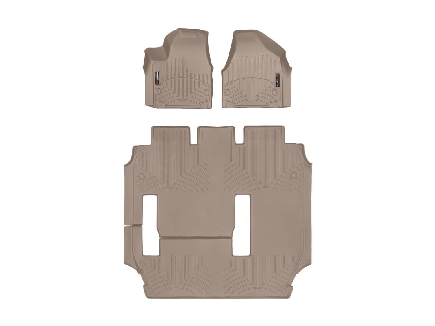 Weathertech - 45945-1-4 - Front Rear and Third Row - Floor Mat Set