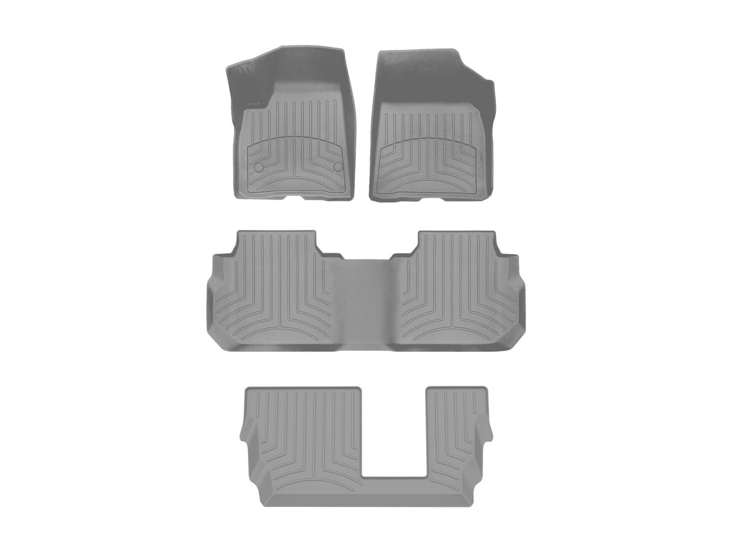 Weathertech - 461080-1-2-4IM - Front Rear and Third Row - Floor Mat Set