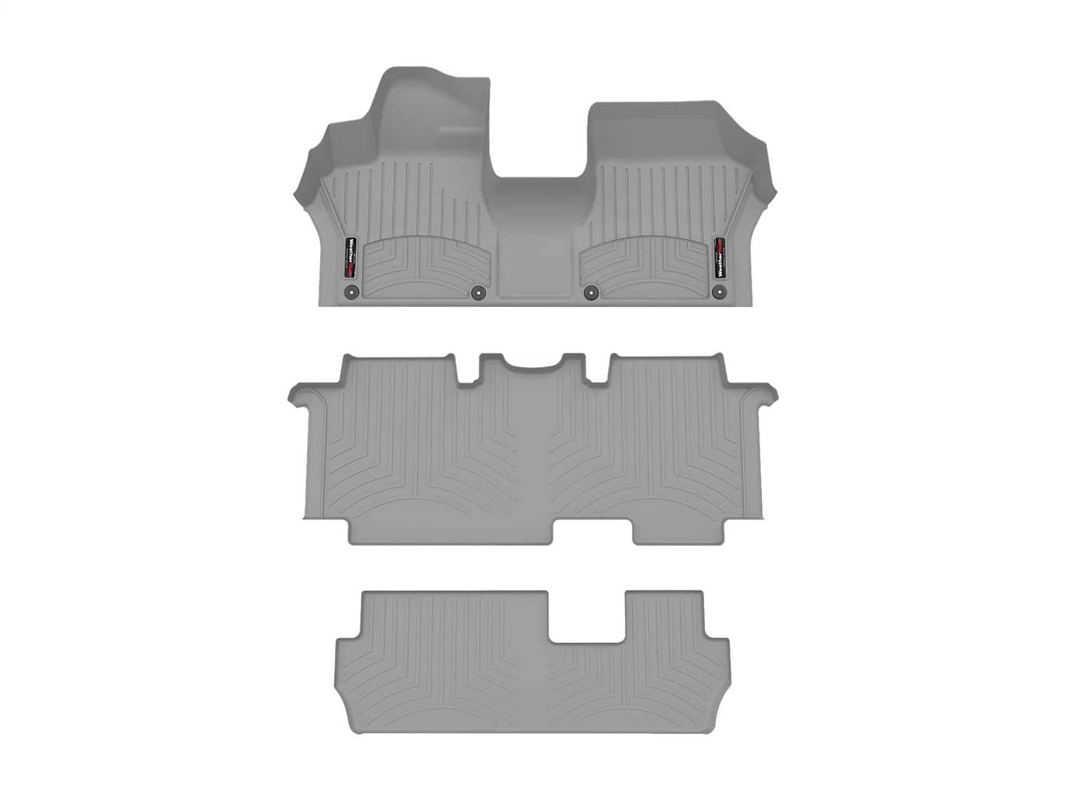 Weathertech - 461824-1-2-3 - Front Rear and Third Row - Floor Mat Set