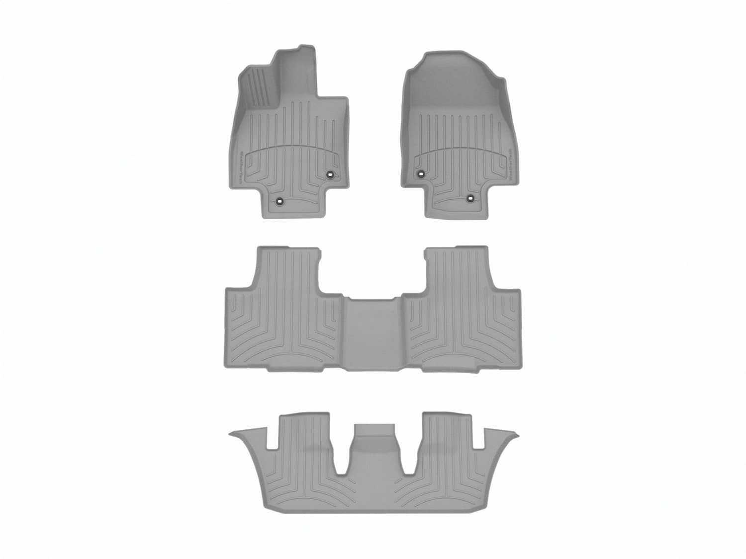 Weathertech - 461827-1-4-3IM - Front Rear and Third Row - Floor Mat Set