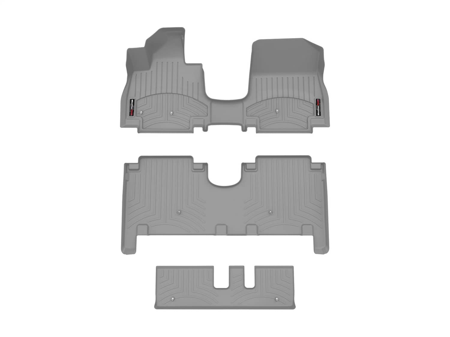 Weathertech - 461946-1-2-3 - Front Rear and Third Row - Floor Mat Set