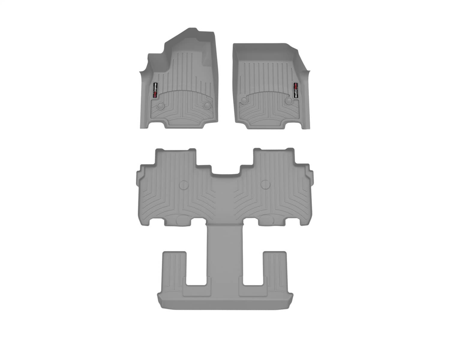 Weathertech - 461951-1-4 - Front Rear and Third Row - Floor Mat Set
