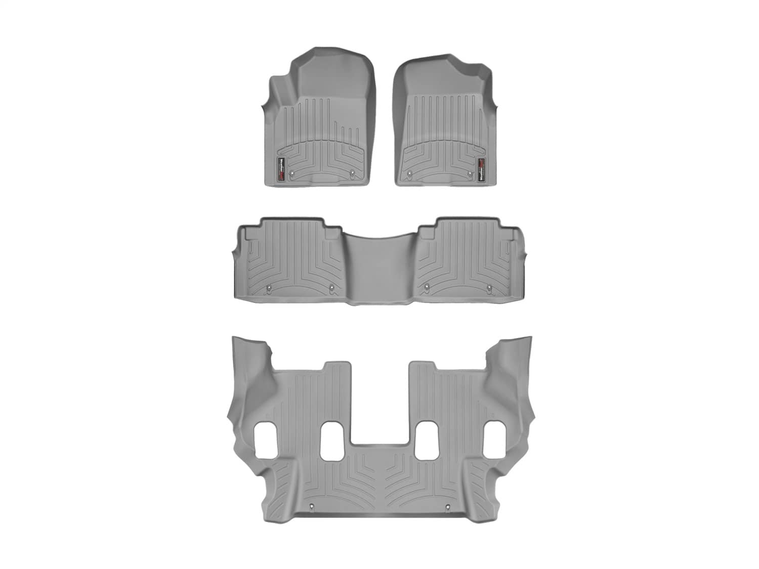 Weathertech - 46336-1-2-3 - Front Rear and Third Row - Floor Mat Set