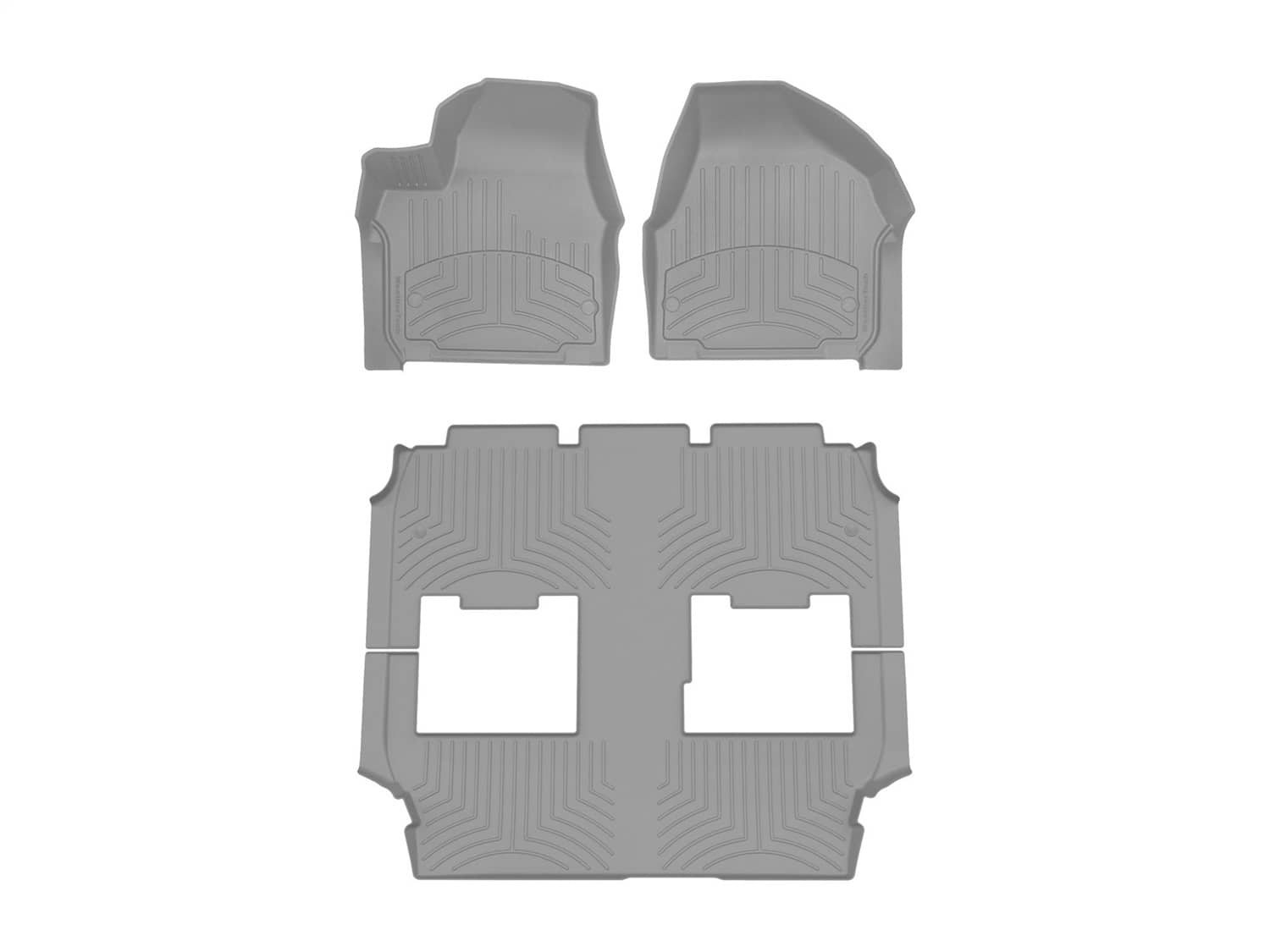 Weathertech - 46945-1-3IM - Front Rear and Third Row - Floor Mat Set
