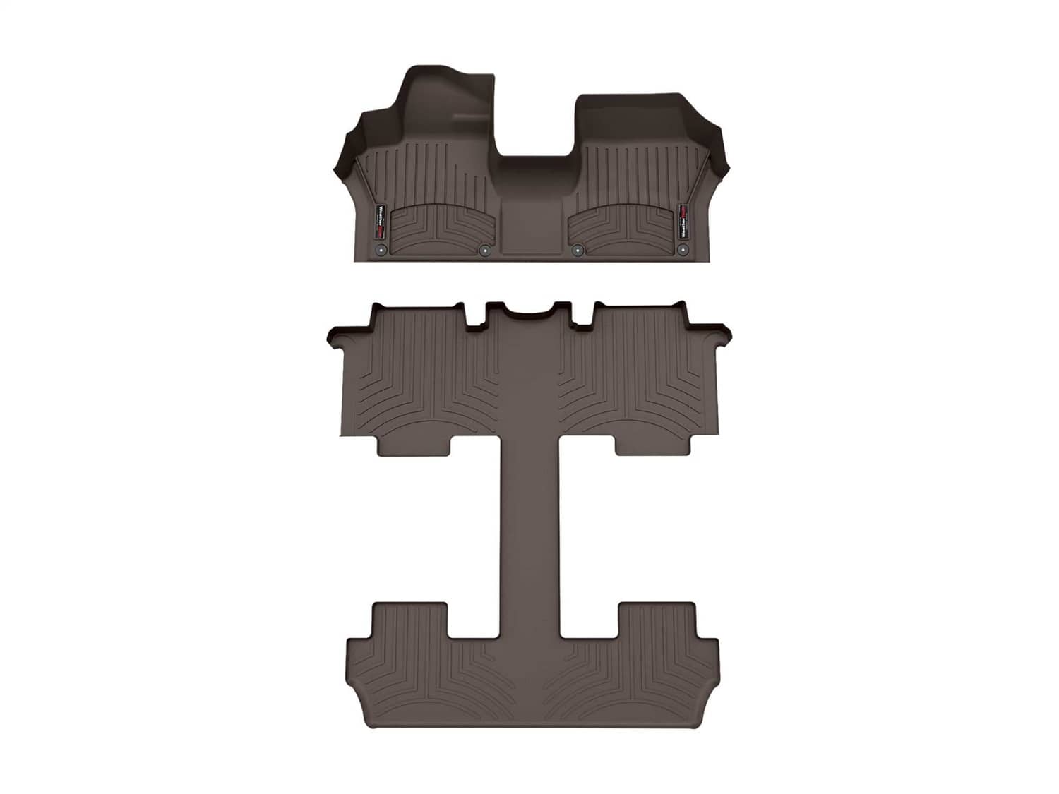 Weathertech - 471824-1-4 - Front Rear and Third Row - Floor Mat Set