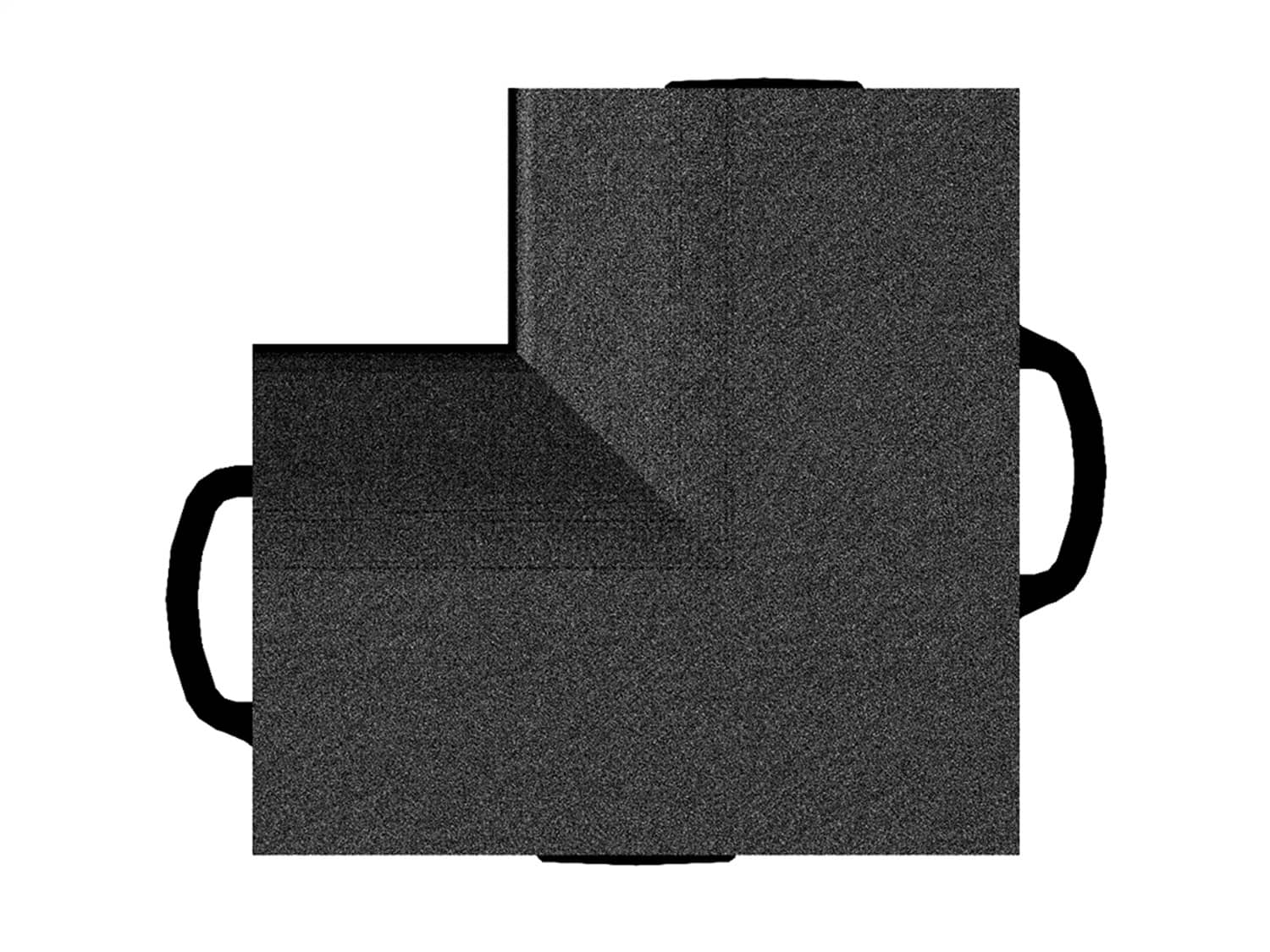 Weathertech - 51BIC SET4 BK - Interlocking Garage Floor Tiles
