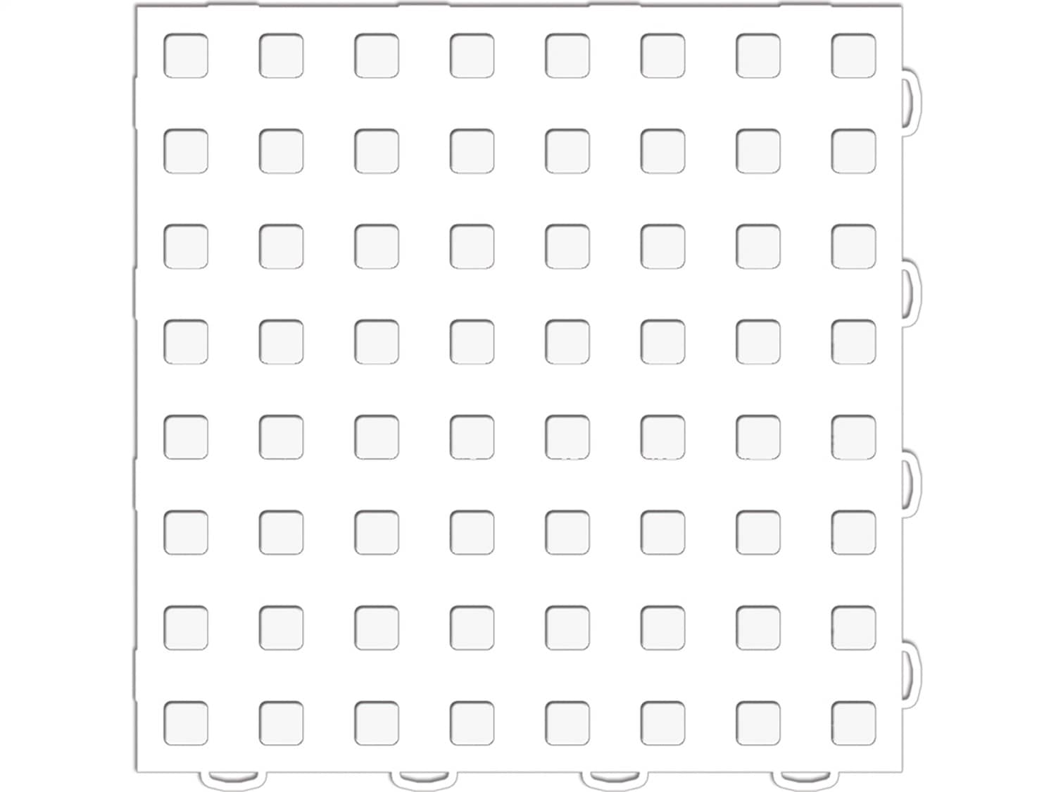 Weathertech - 51T1212SS WH - Interlocking Garage Floor Tiles