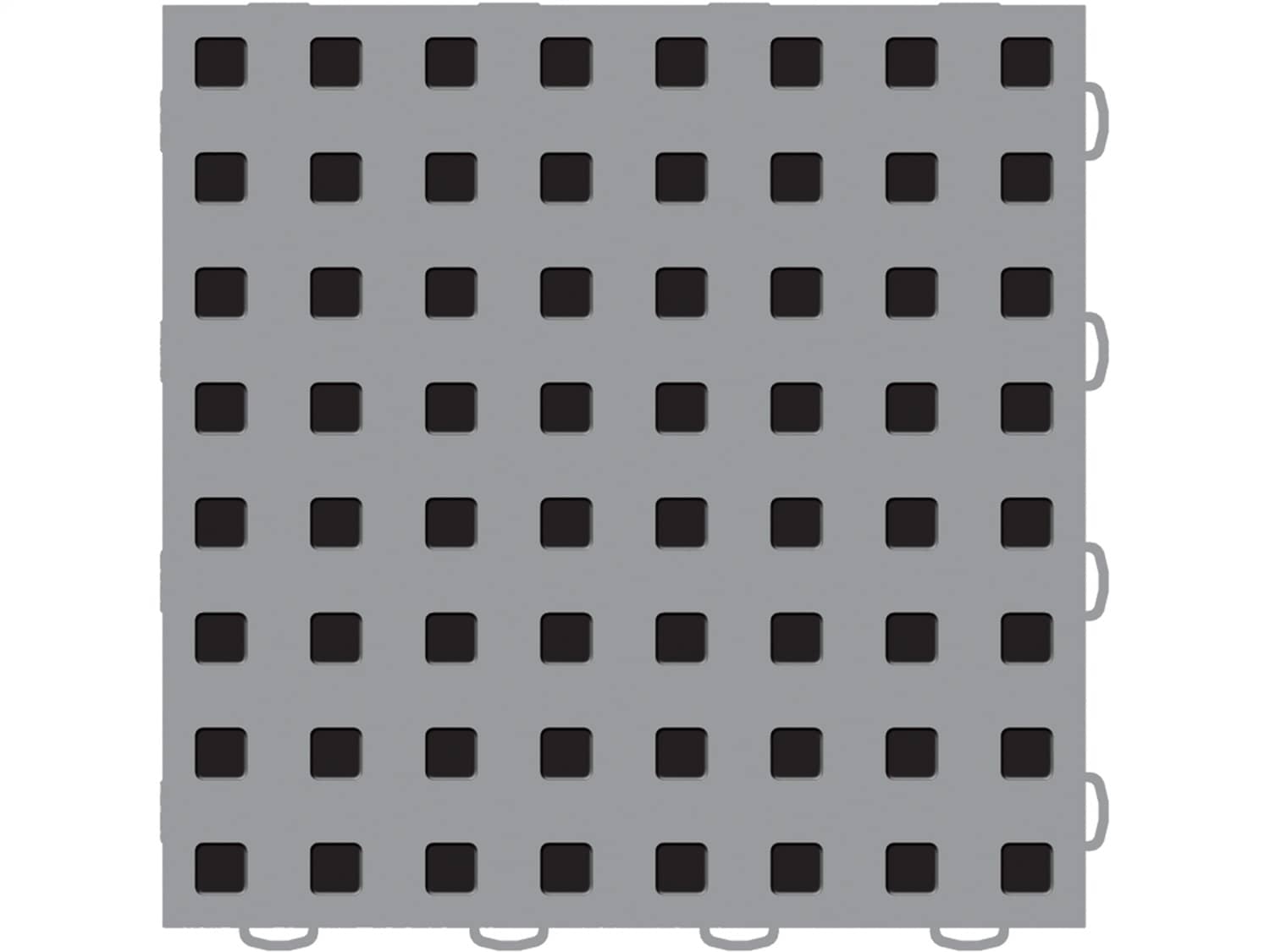 Weathertech - 51T312LL GR-BK - Interlocking Garage Floor Tiles