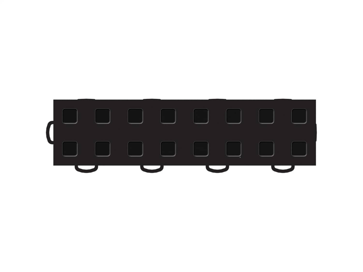 Weathertech - 51B212T BK - Interlocking Garage Floor Tiles