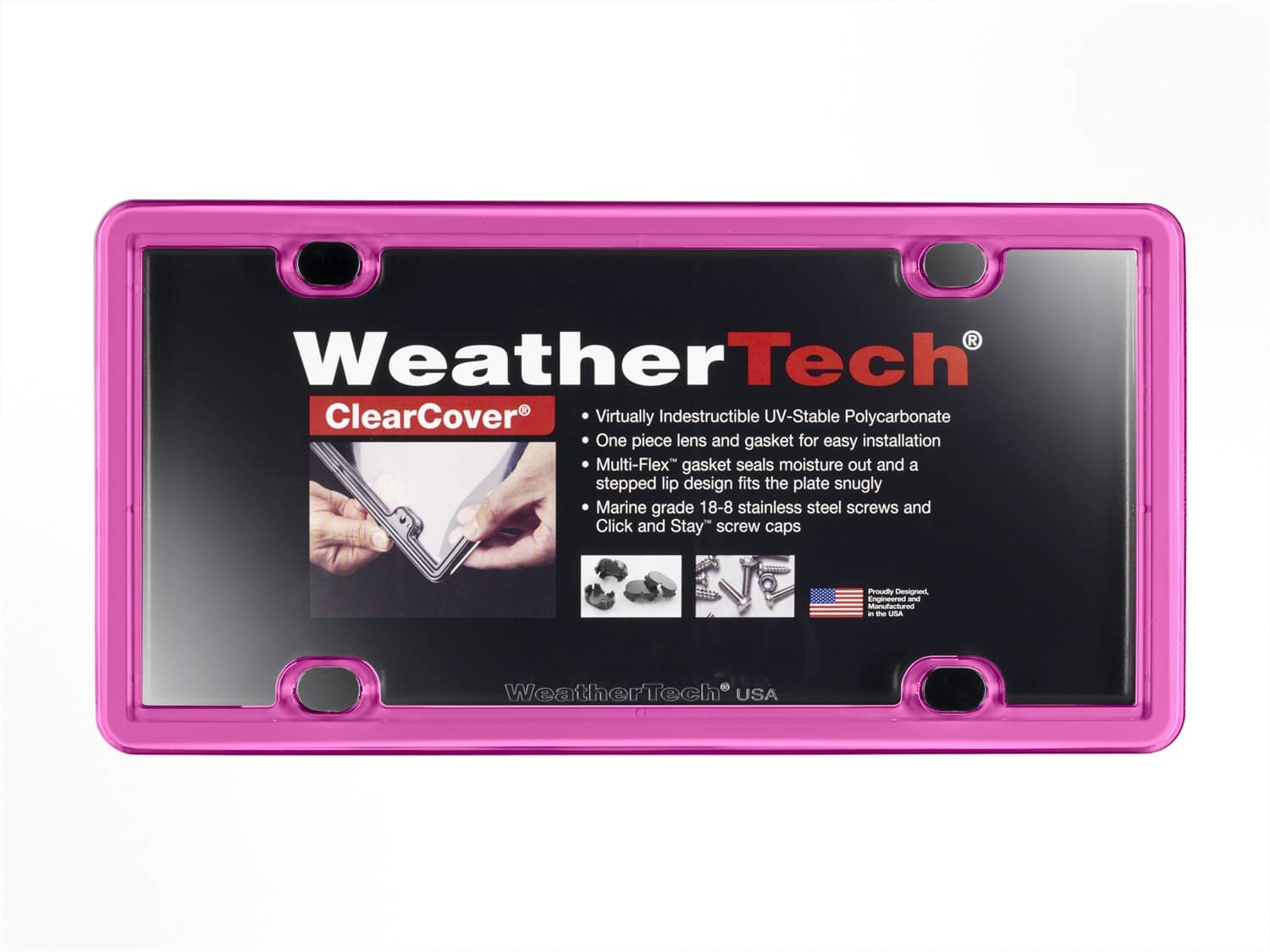 Weathertech - 8ALPCC3 - License Plate Cover
