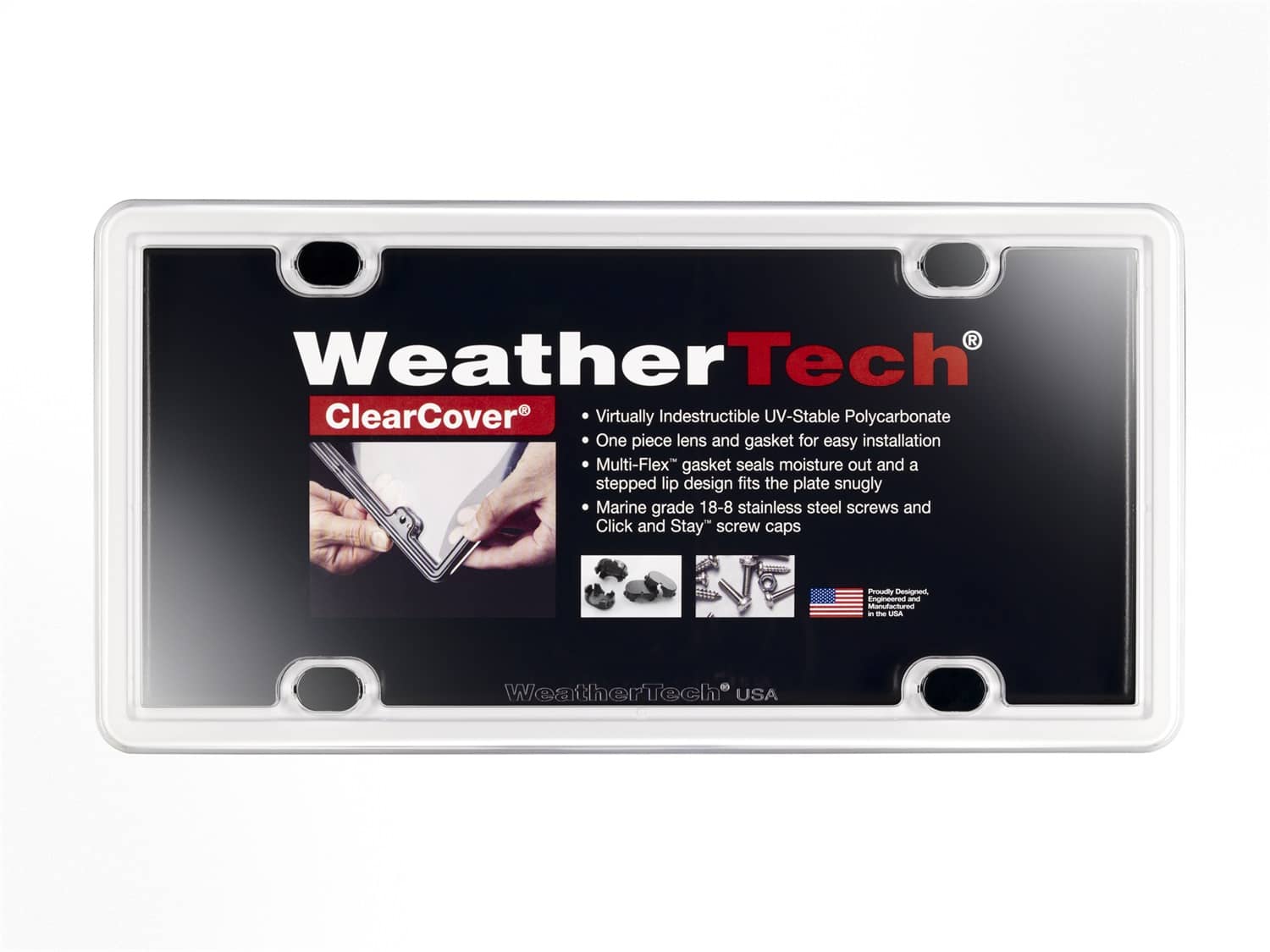 Weathertech - 8ALPCC8 - License Plate Cover