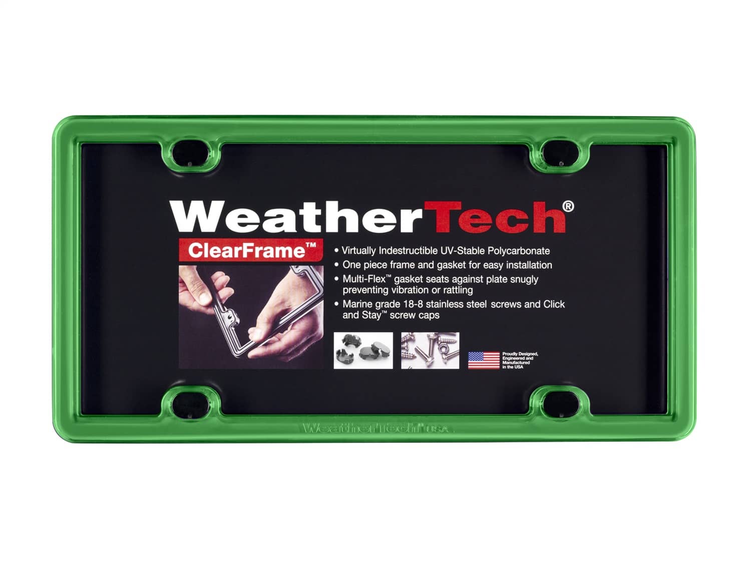Weathertech - 8ALPCF11 - License Plate Frame