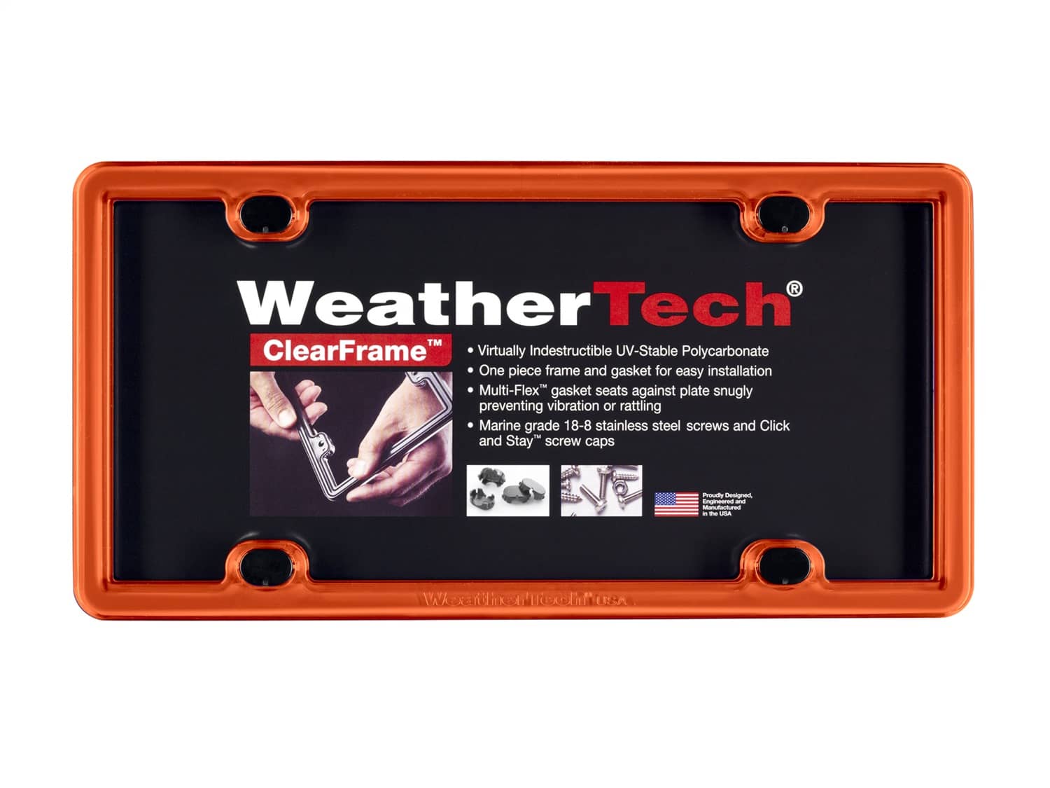 Weathertech - 8ALPCF13 - License Plate Frame