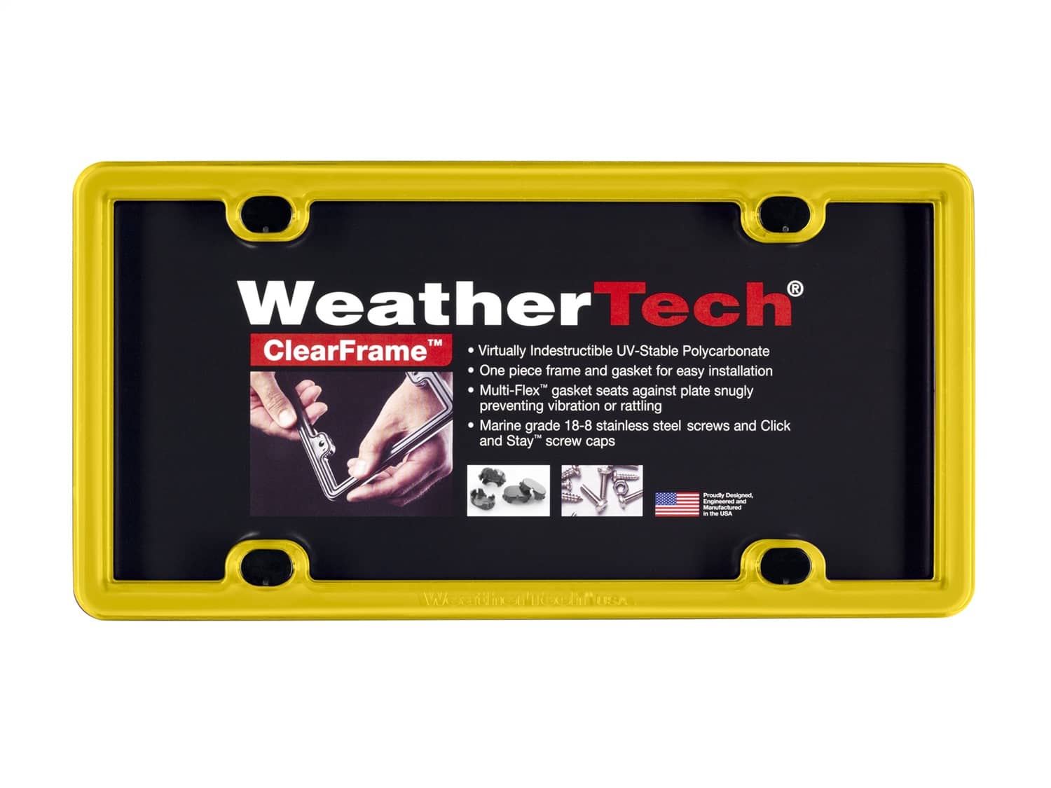 Weathertech - 8ALPCF14 - License Plate Frame