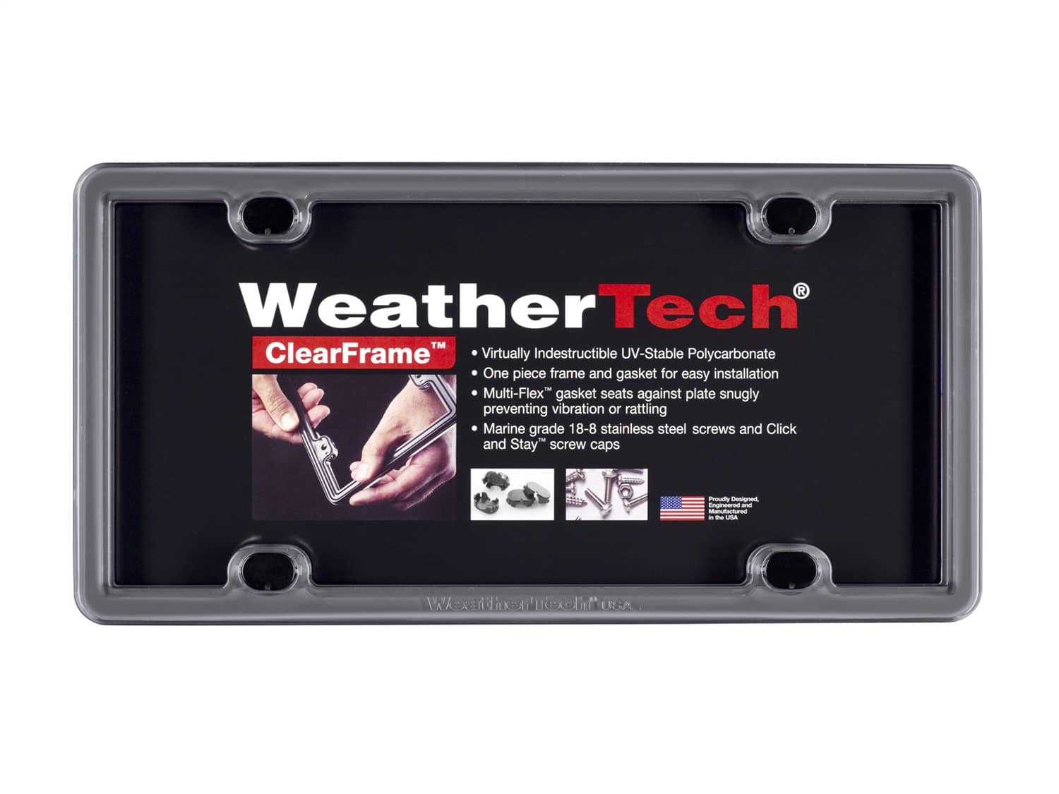 Weathertech - 8ALPCF15 - License Plate Frame