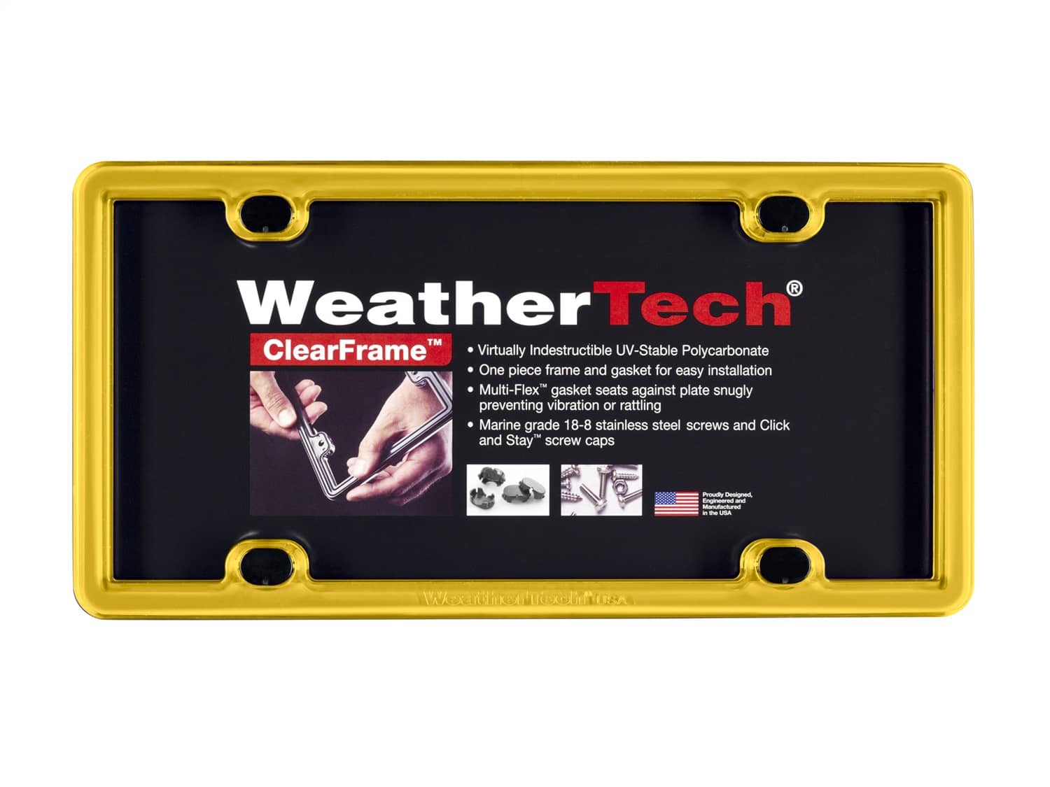 Weathertech - 8ALPCF17 - License Plate Frame