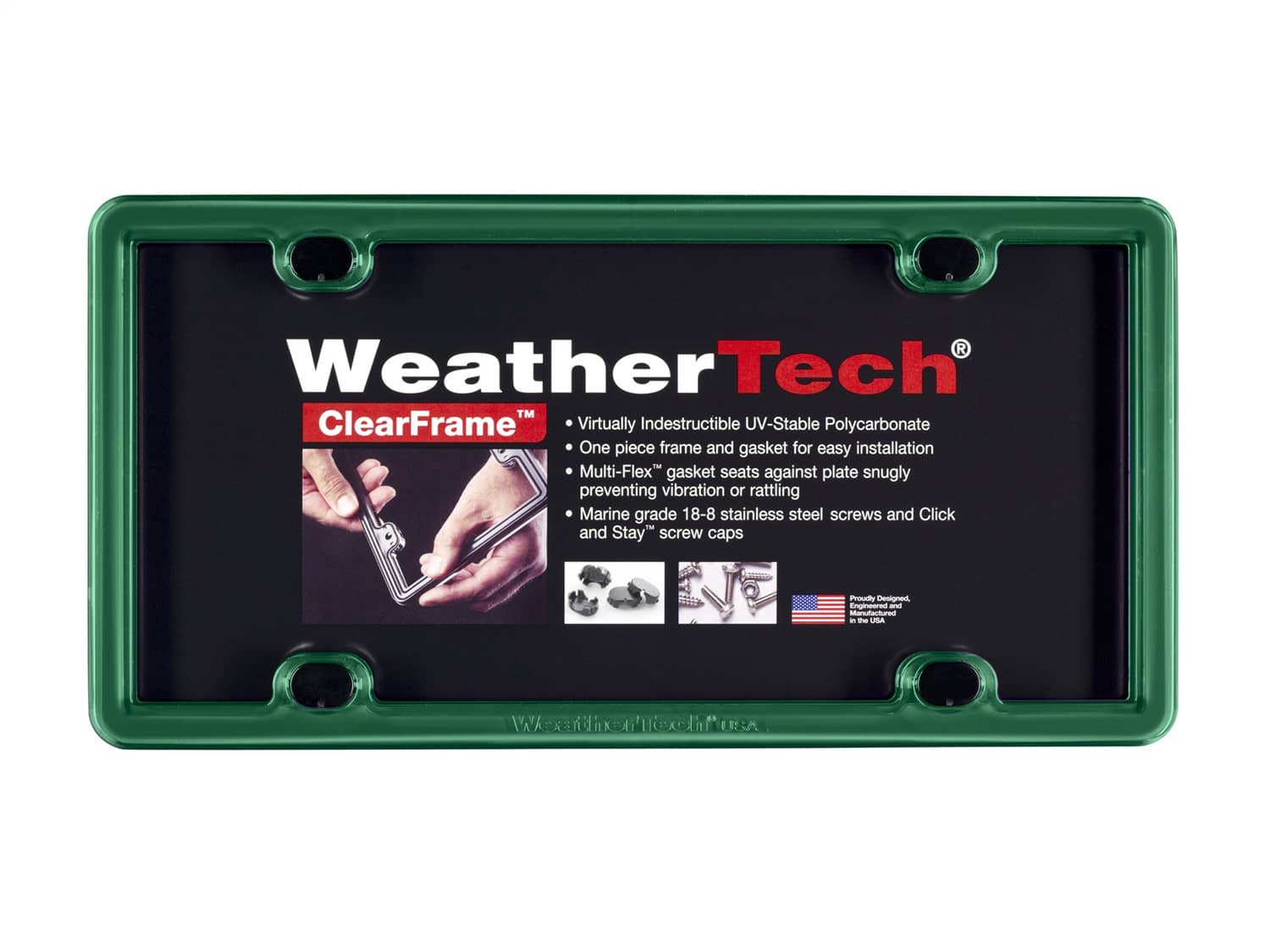 Weathertech - 8ALPCF18 - License Plate Frame
