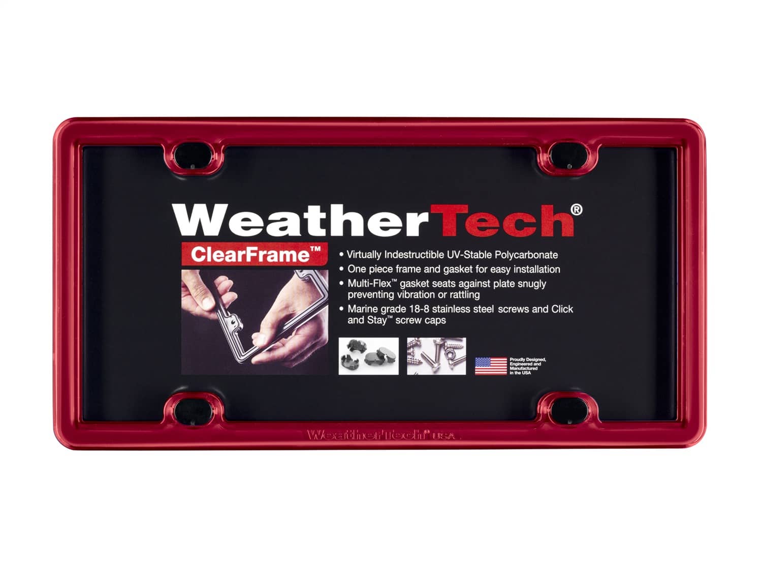 Weathertech - 8ALPCF1 - License Plate Frame