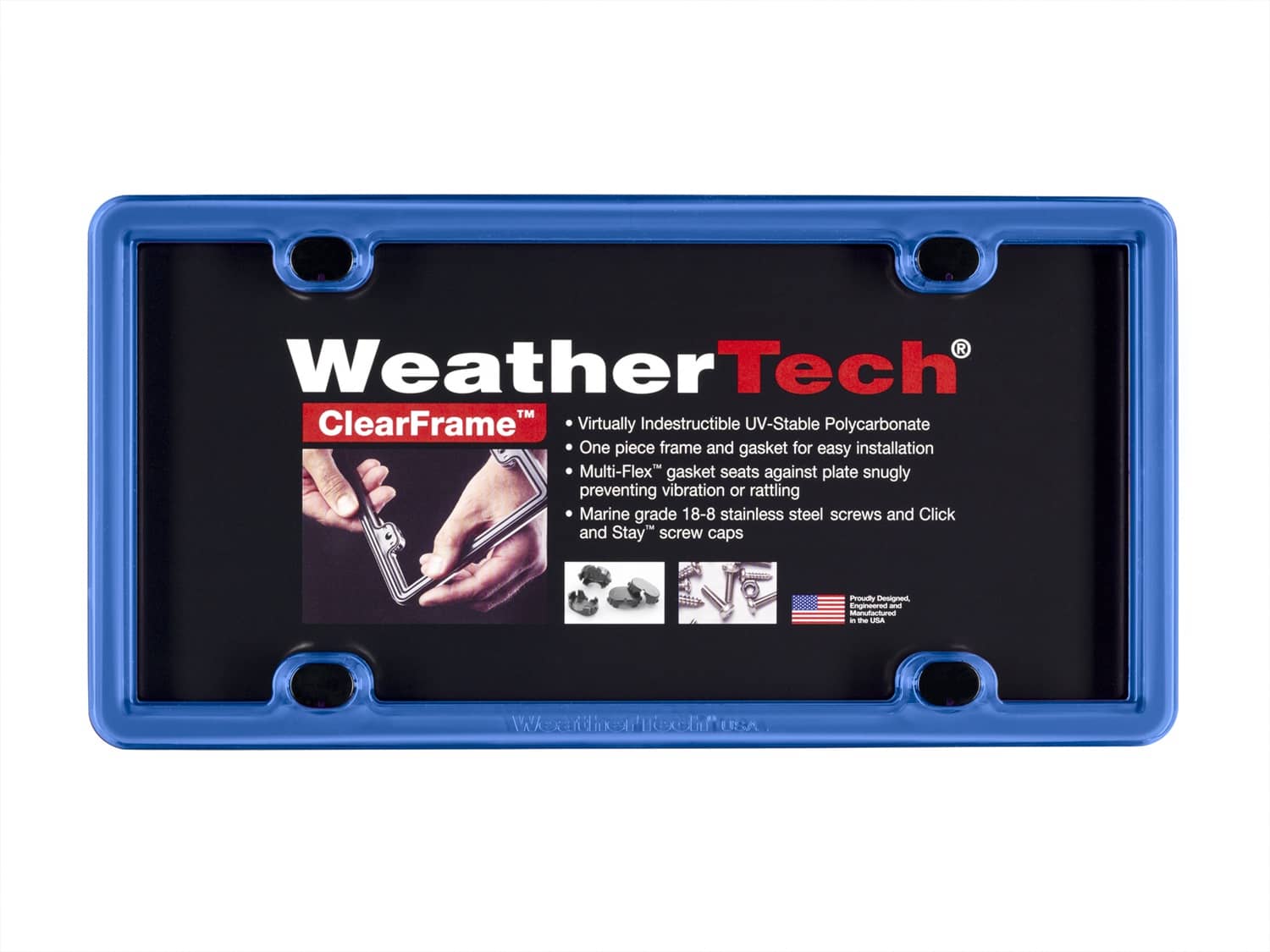 Weathertech - 8ALPCF21 - License Plate Frame