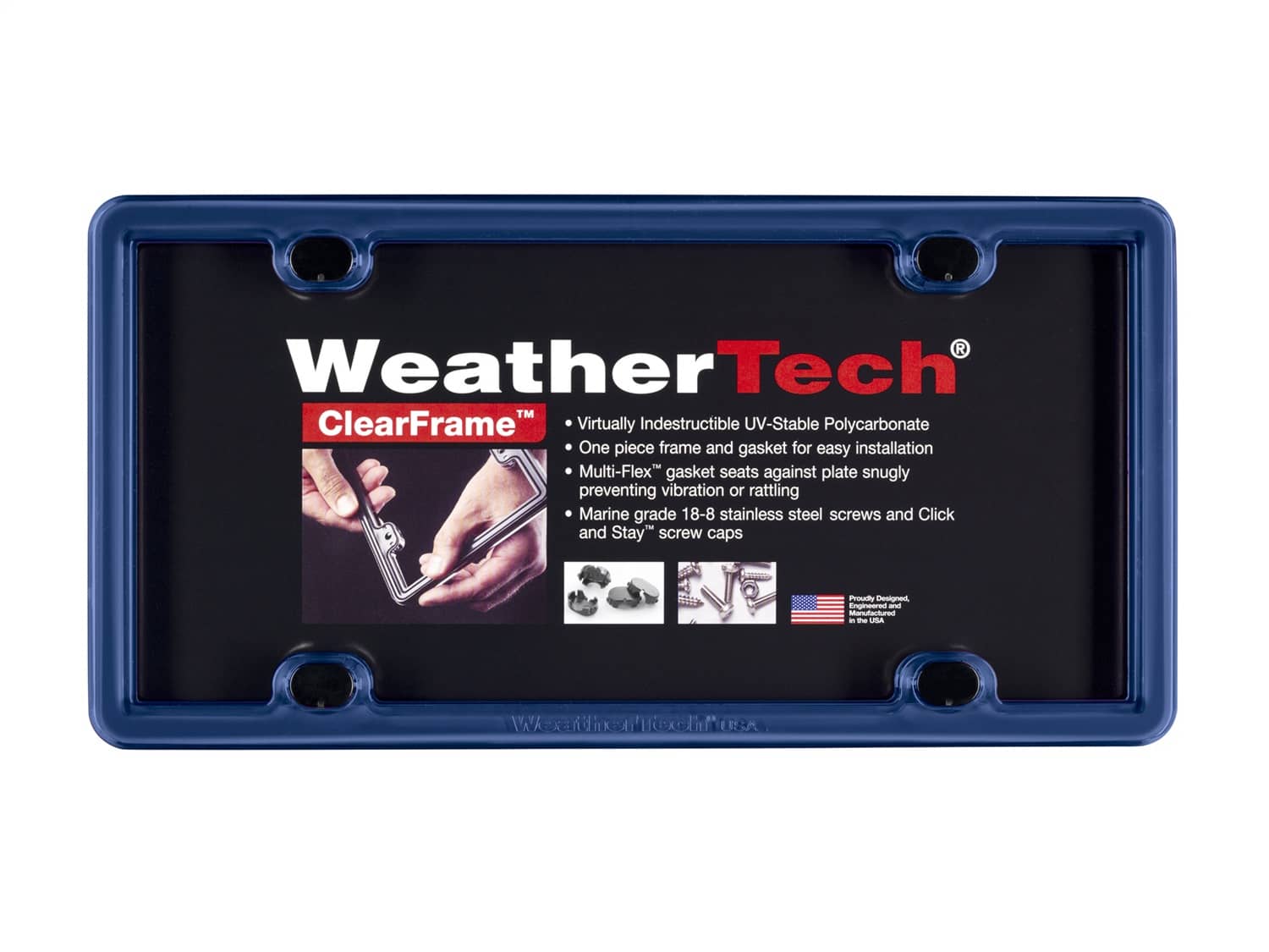 Weathertech - 8ALPCF7 - License Plate Frame