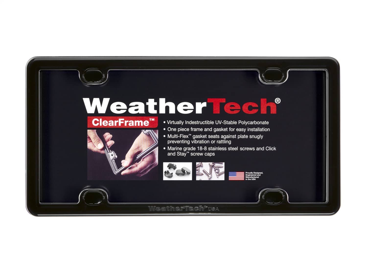 Weathertech - 63020 - License Plate Frame