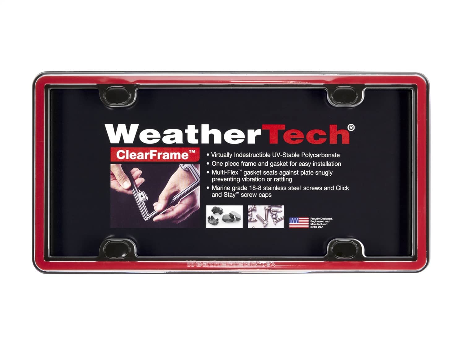 Weathertech - 63022 - License Plate Frame