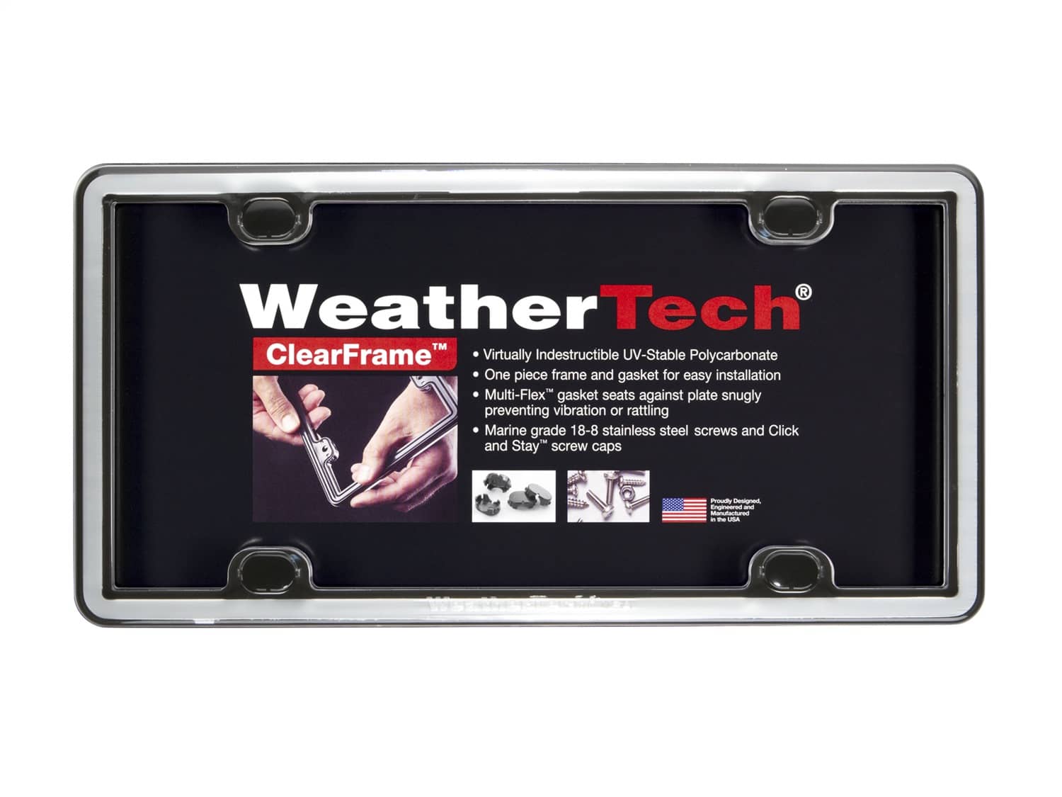 Weathertech - 63023 - License Plate Frame