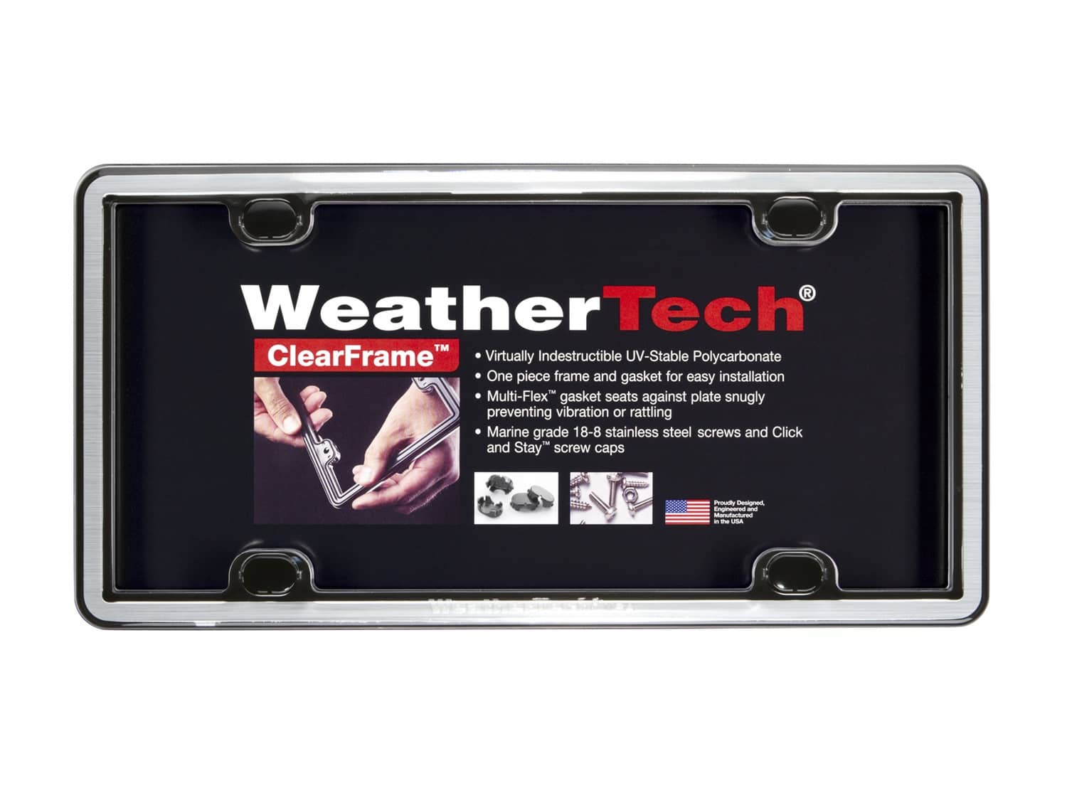 Weathertech - 63027 - License Plate Frame