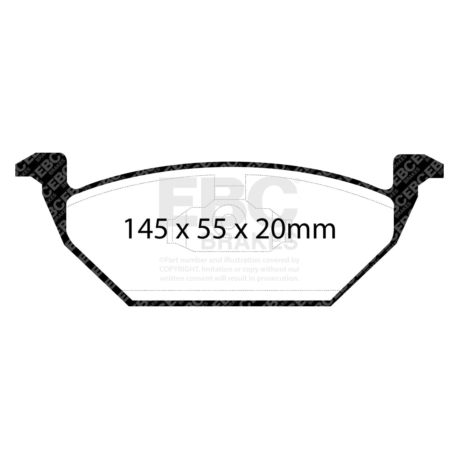 EBC Brakes - DP31117C - Disc Brake Pad
