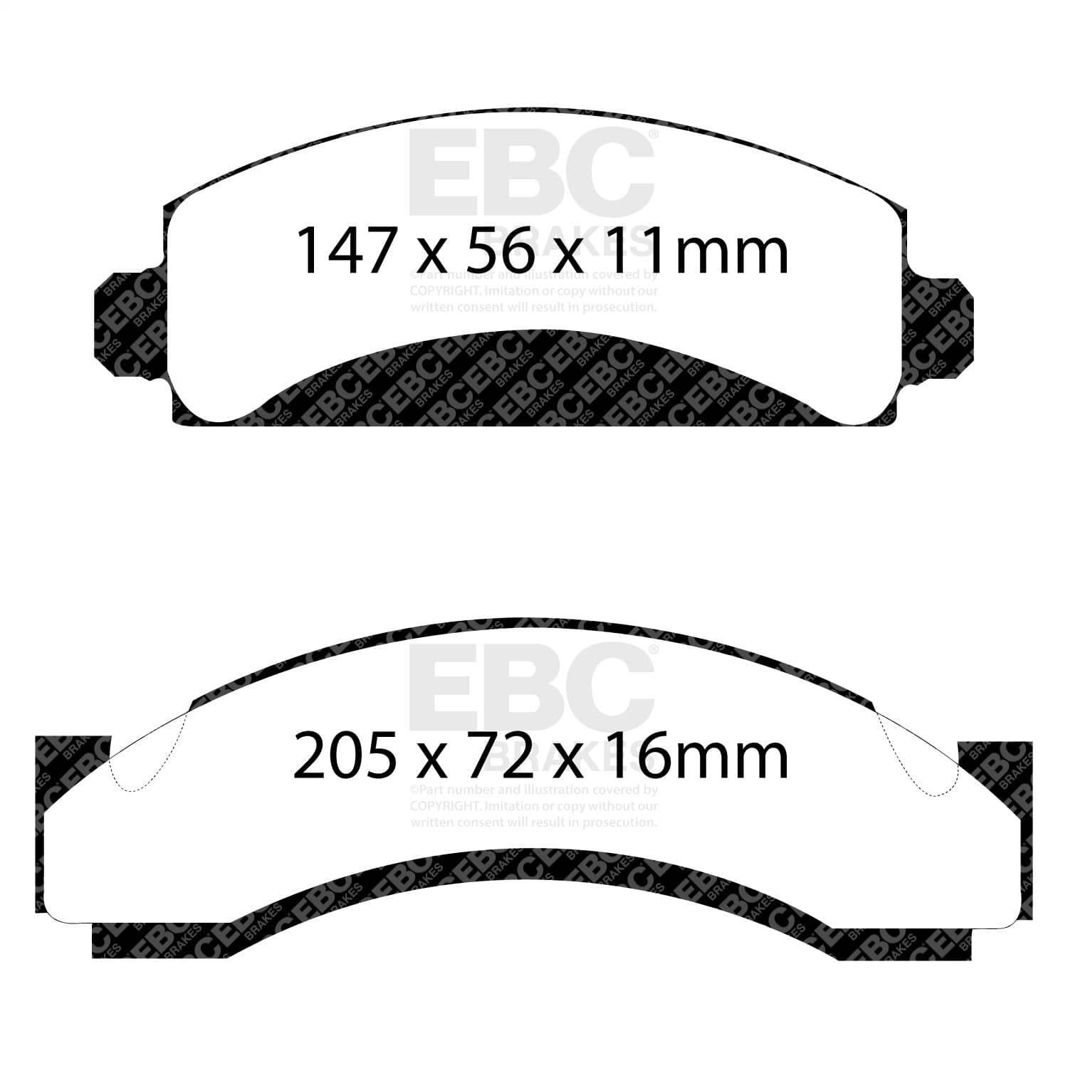 EBC Brakes - DP41241R - Disc Brake Pad